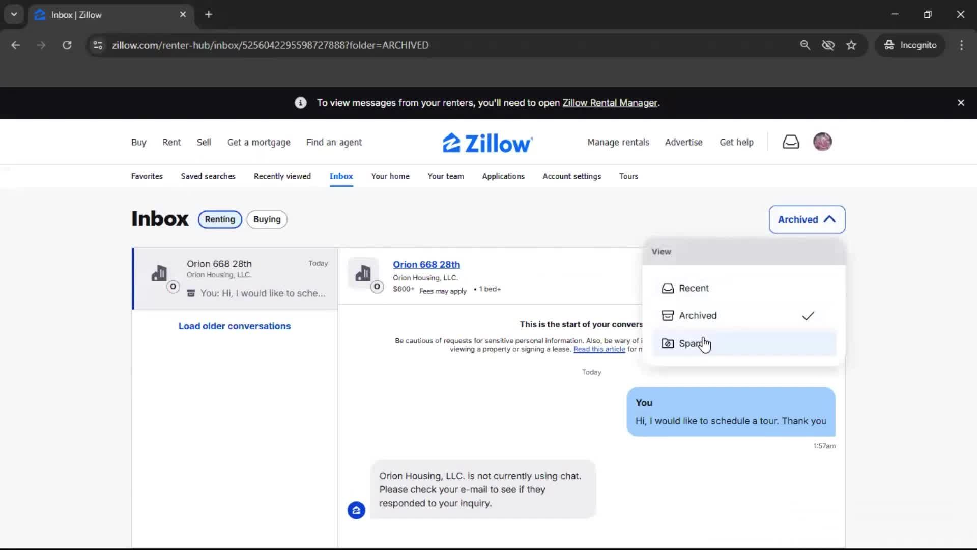General browsing screenshot