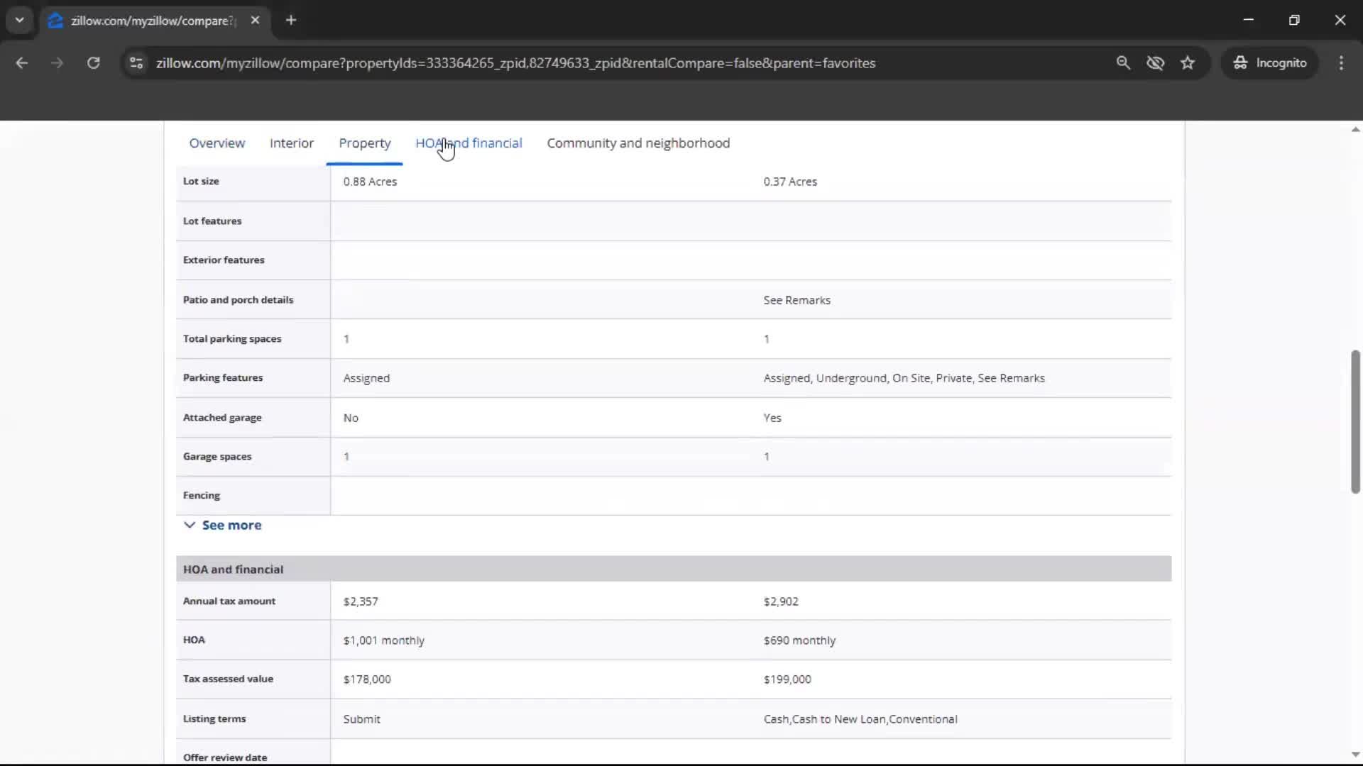 General browsing screenshot