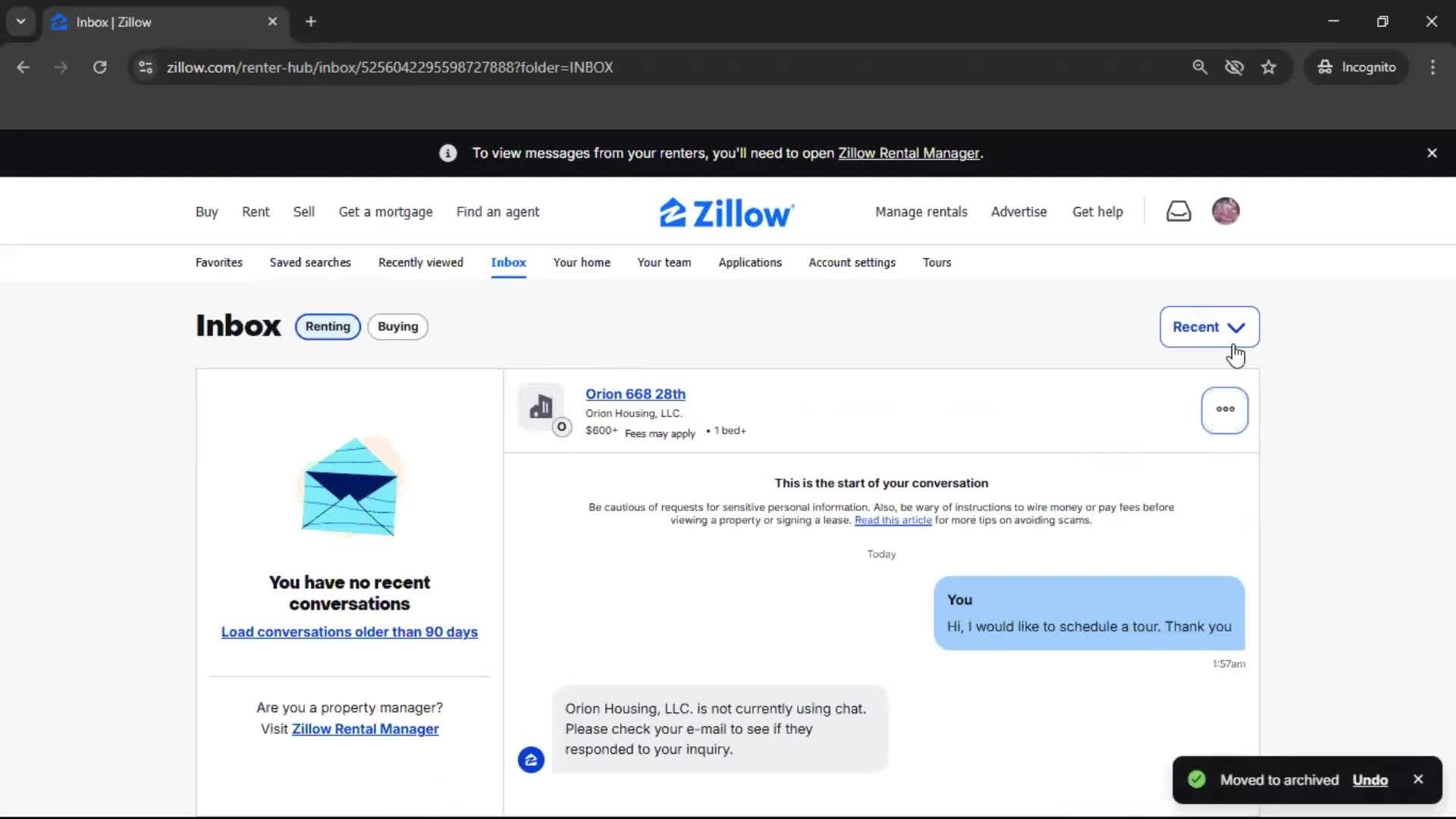 General browsing screenshot
