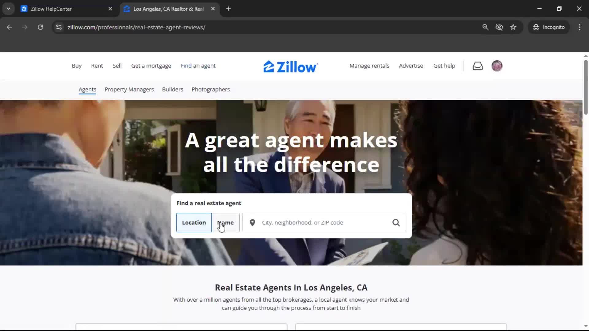 General browsing screenshot
