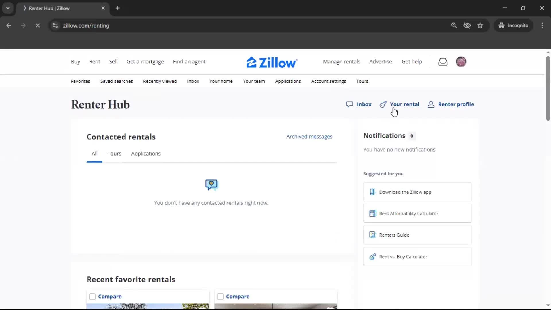General browsing screenshot