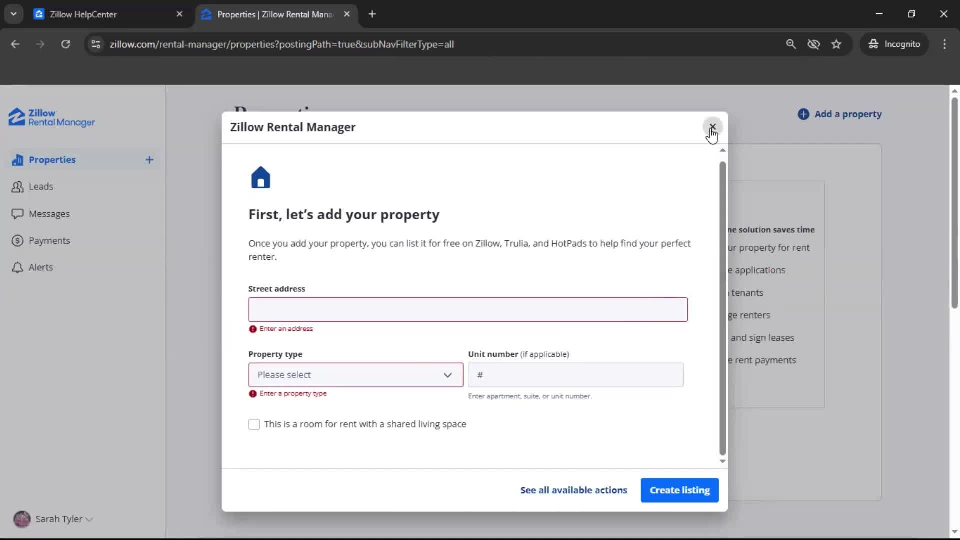 General browsing on Zillow video thumbnail