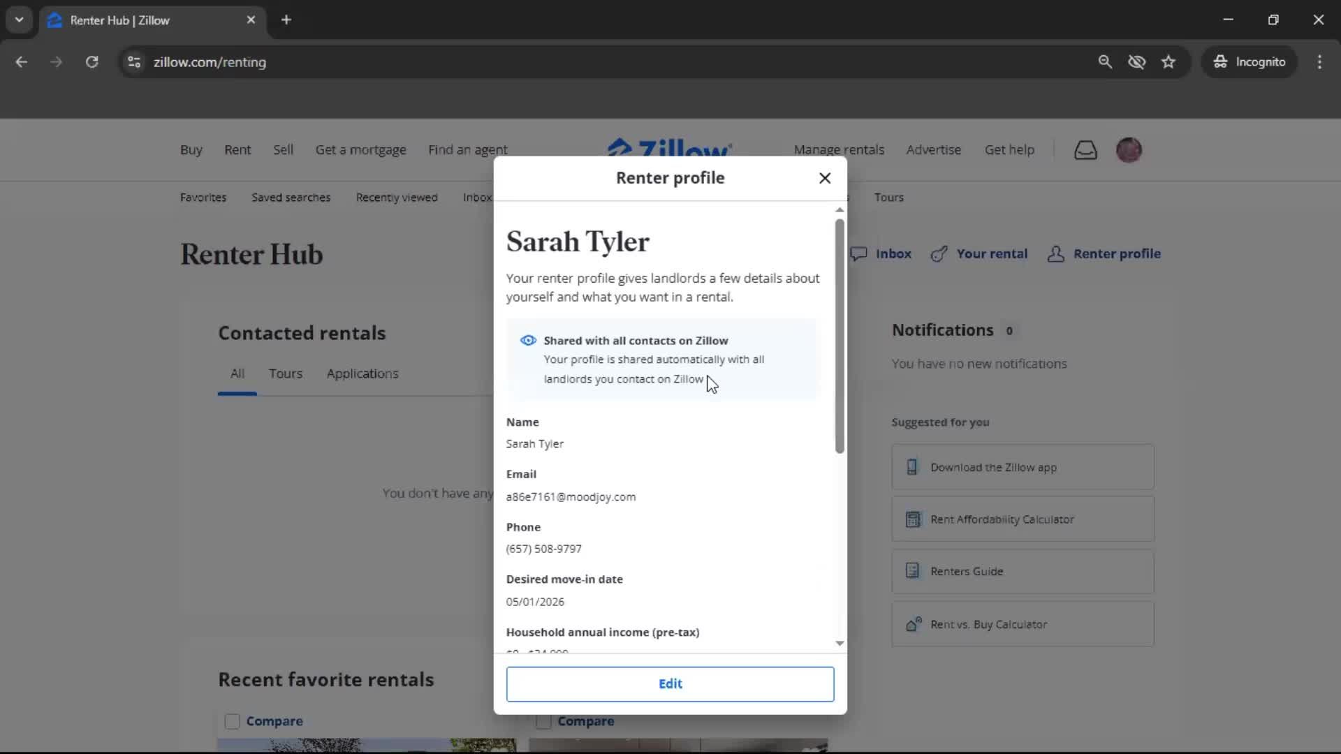 General browsing screenshot