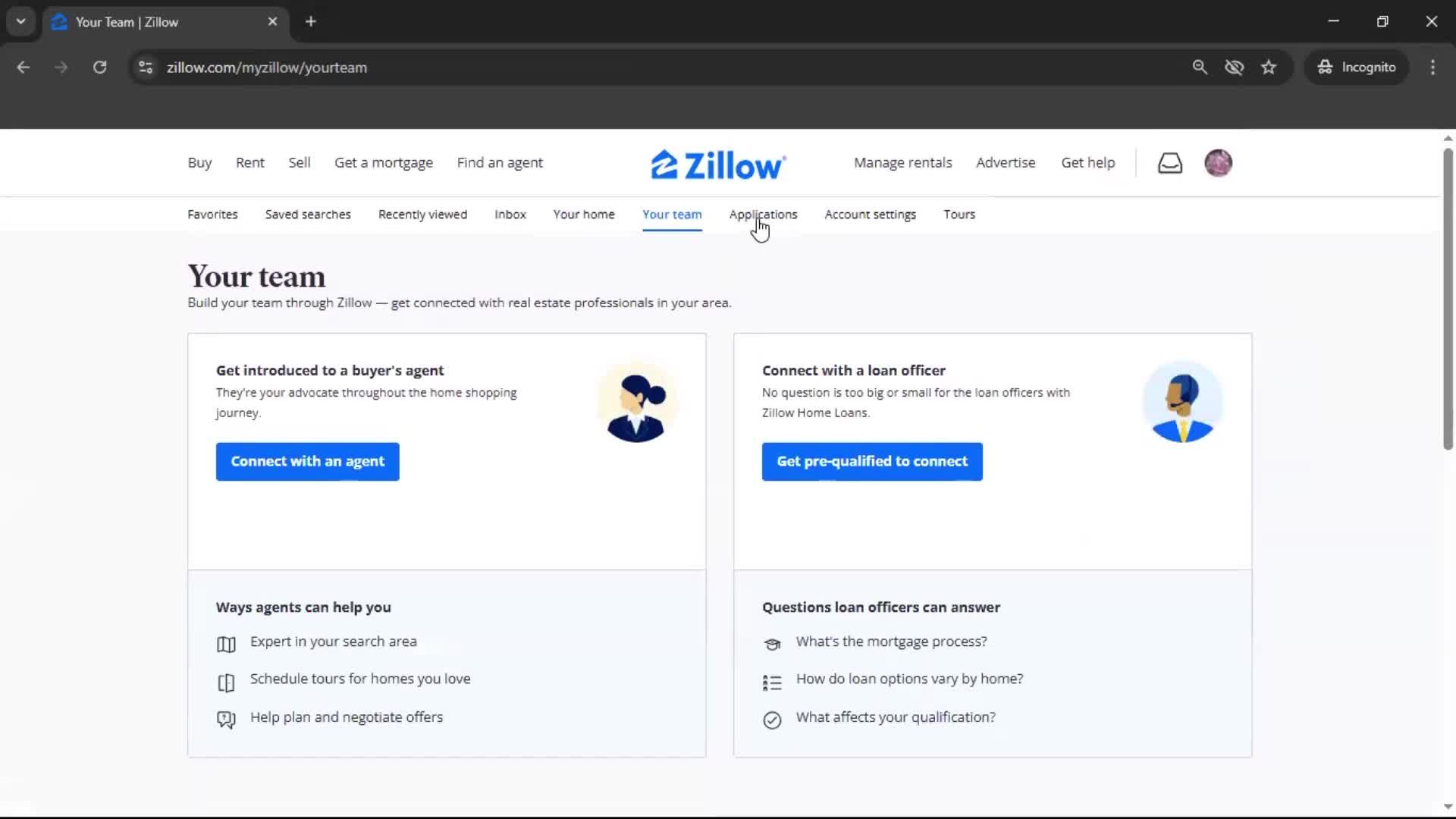 General browsing screenshot