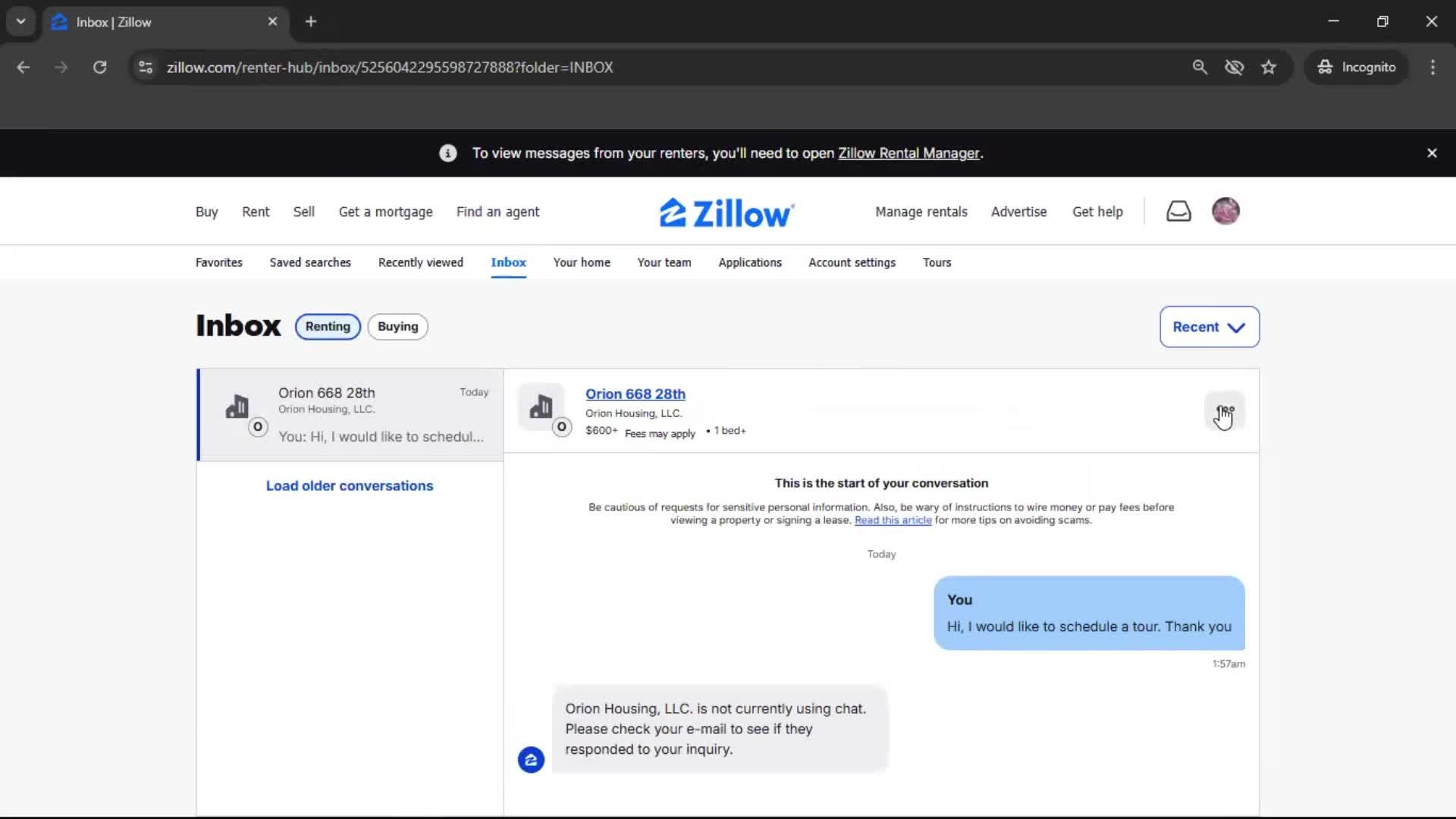 General browsing screenshot