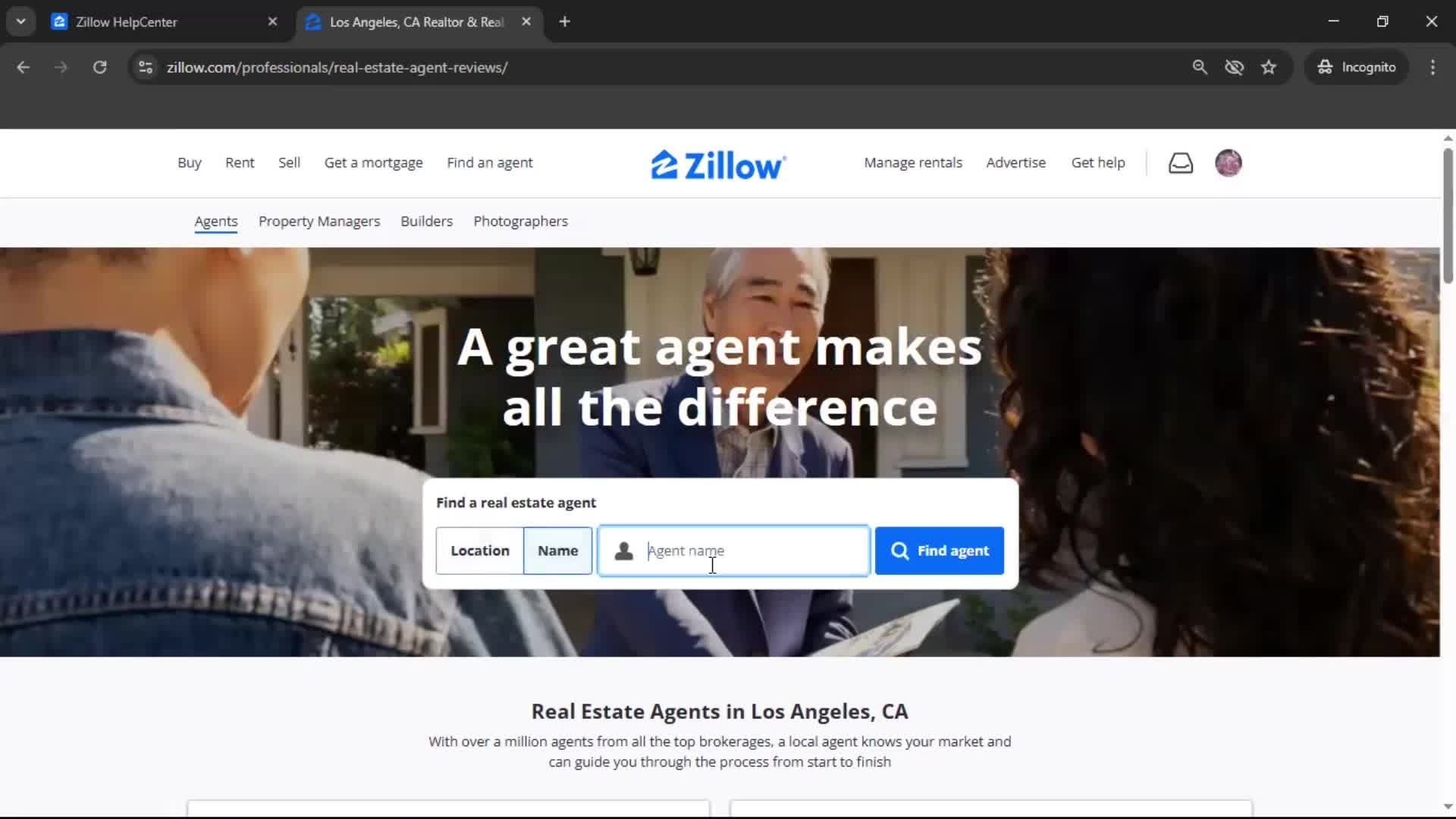 General browsing screenshot