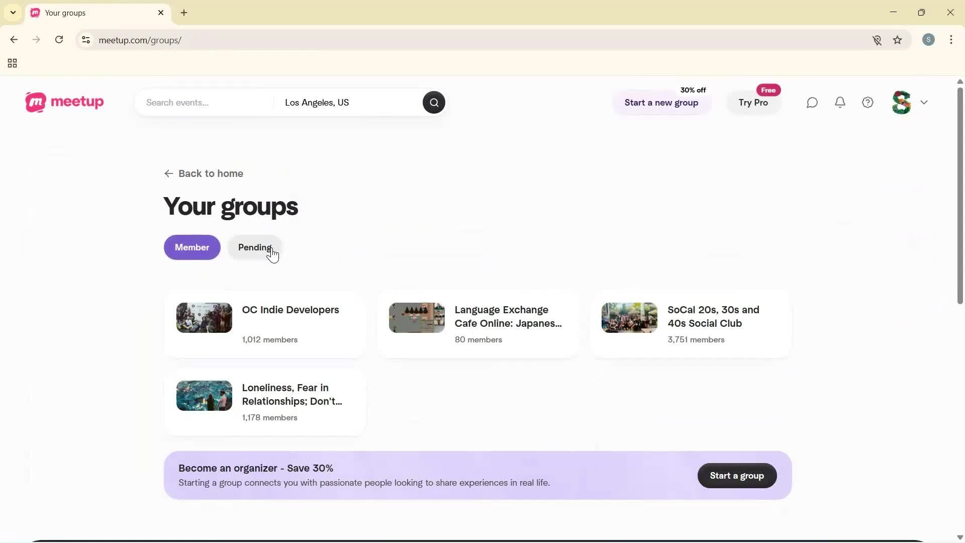 General browsing screenshot