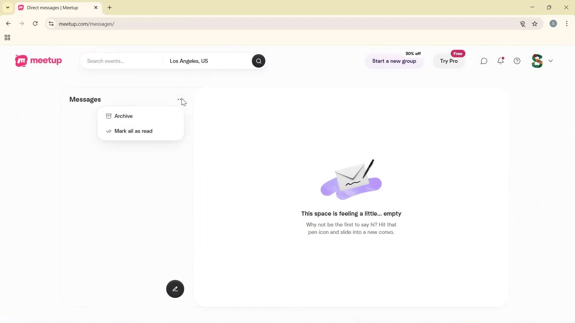 General browsing screenshot