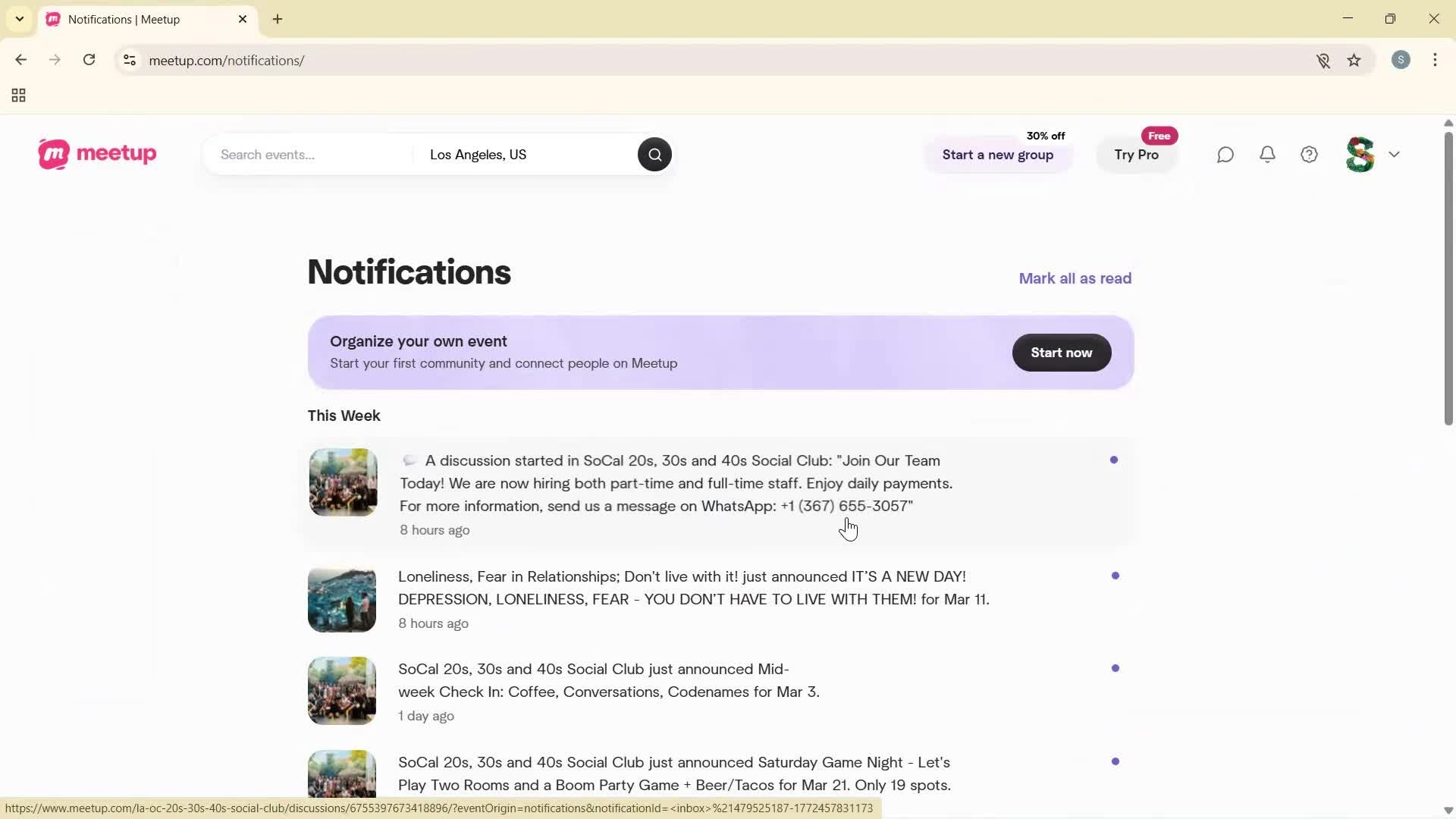 General browsing screenshot