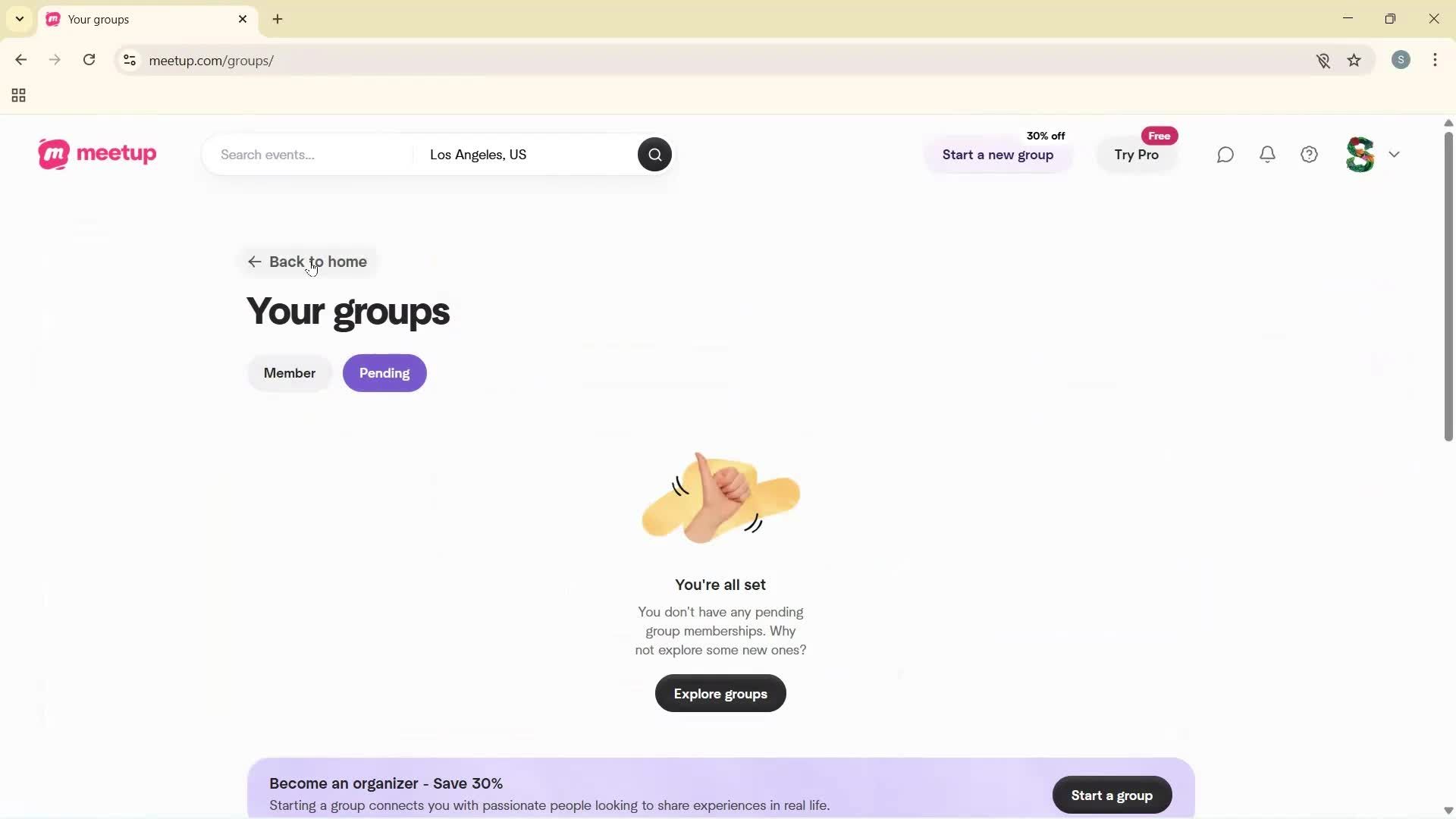 General browsing screenshot