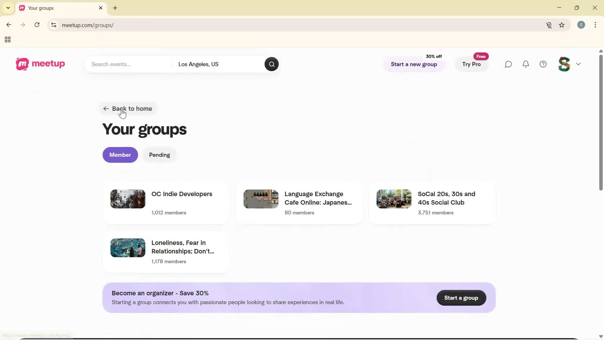 General browsing screenshot