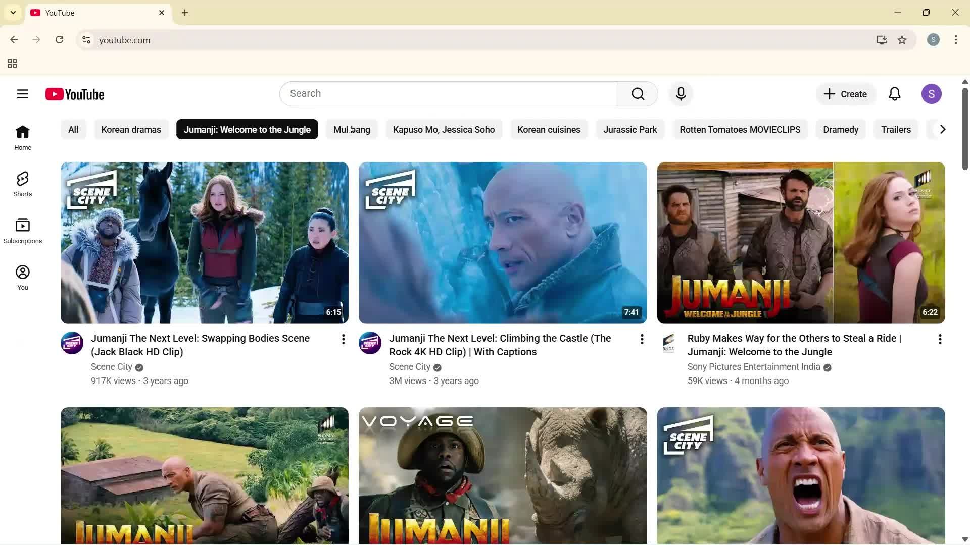 General browsing screenshot