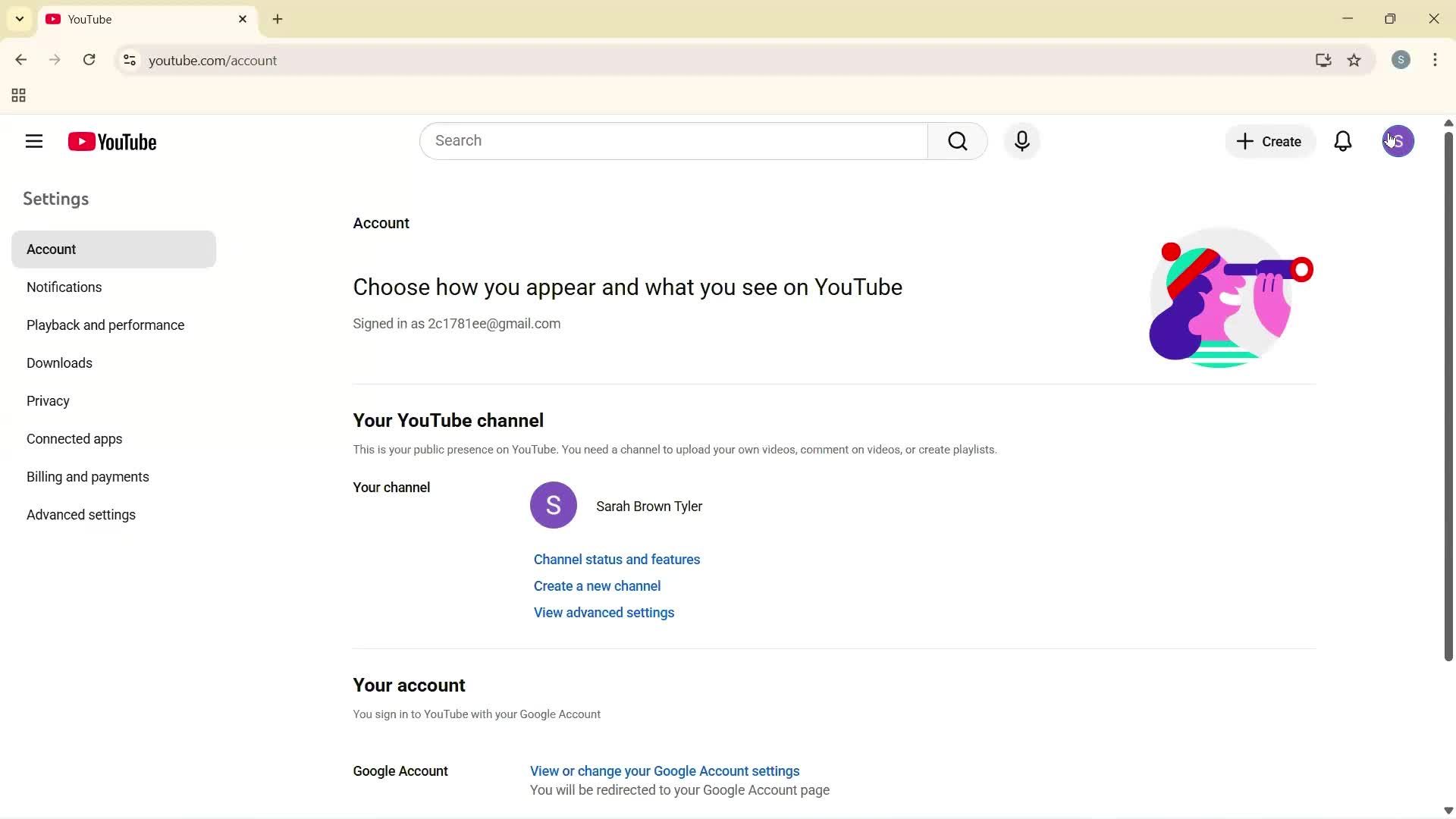 General browsing screenshot