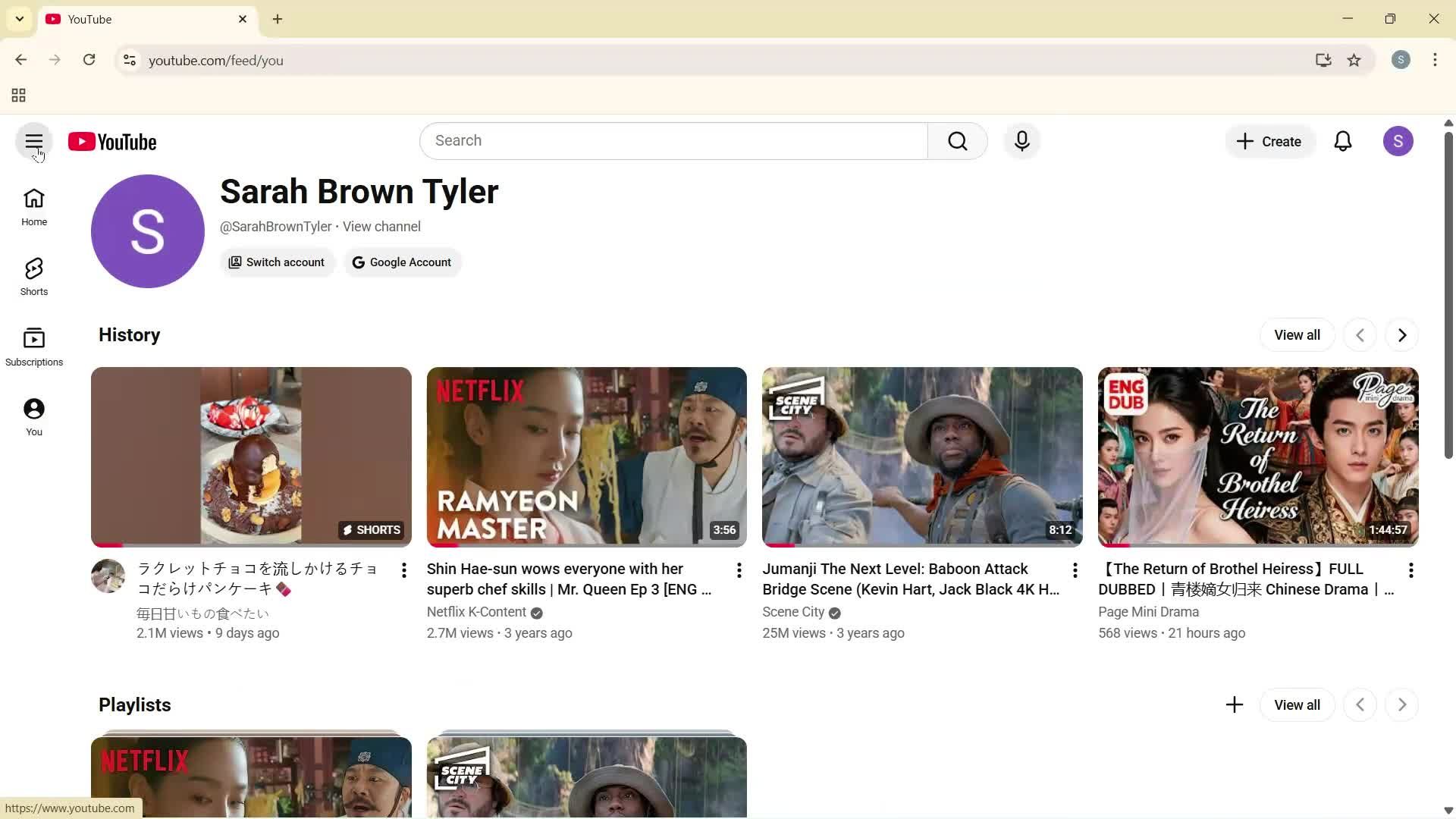General browsing screenshot