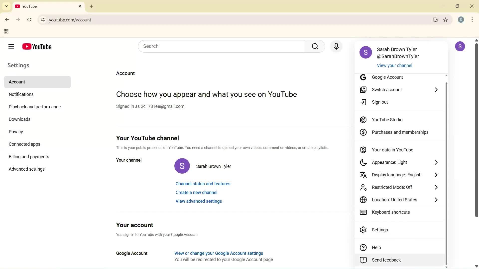 General browsing screenshot