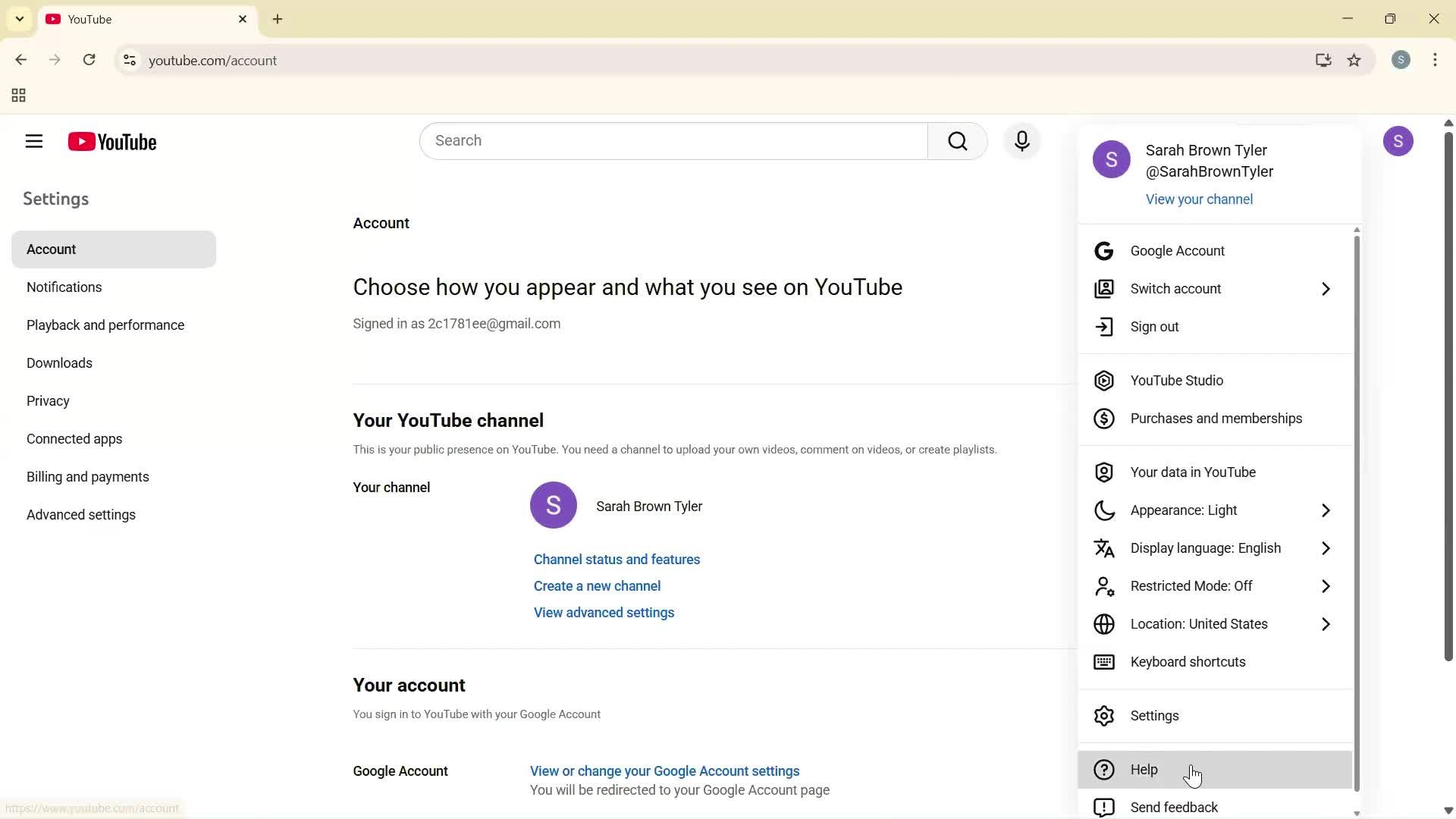 General browsing screenshot