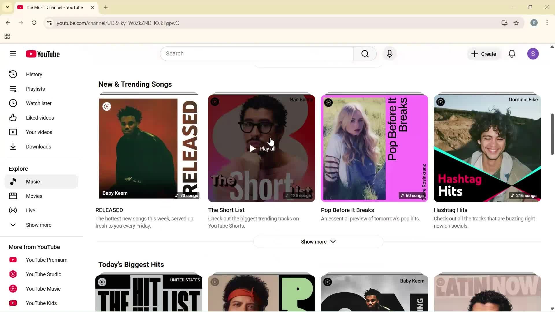 General browsing screenshot