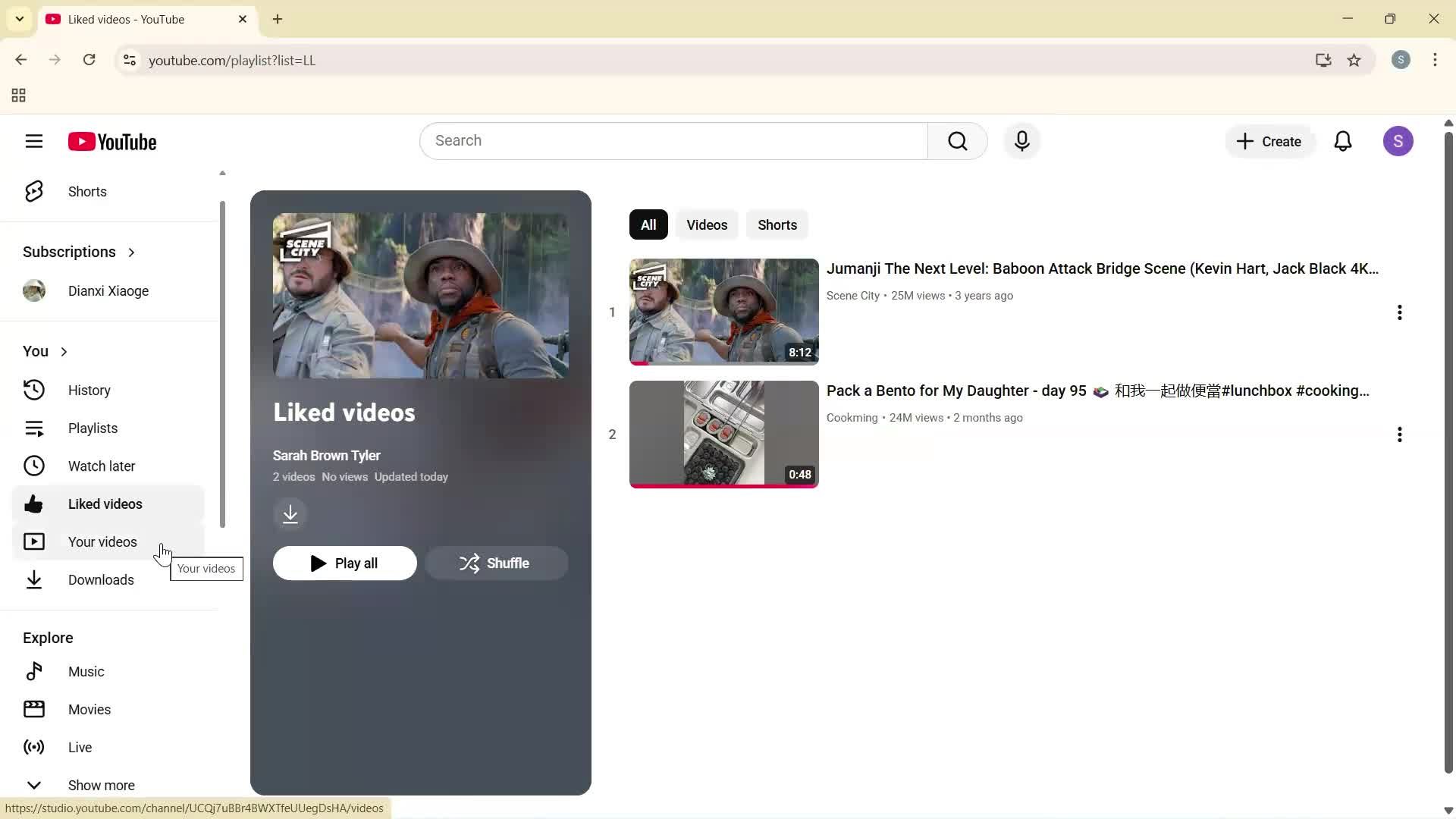 General browsing screenshot