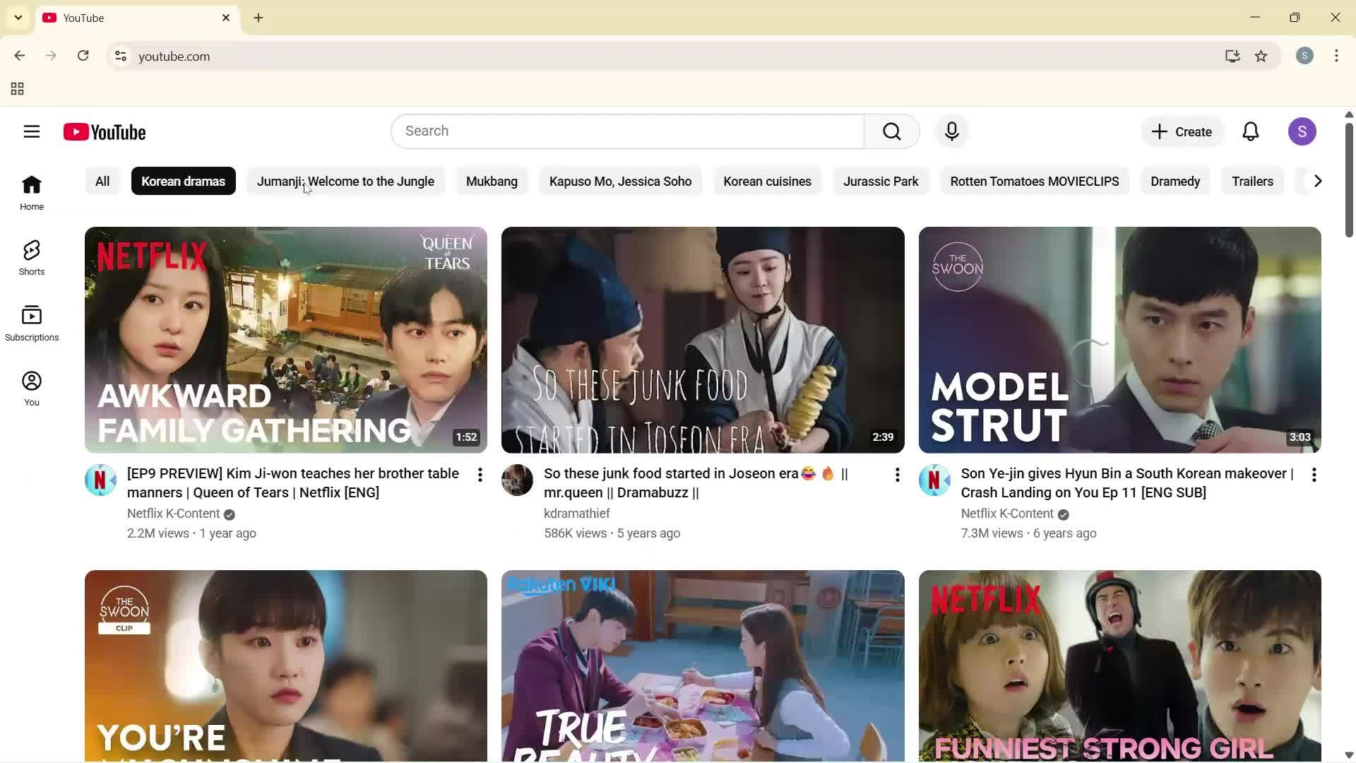 General browsing screenshot