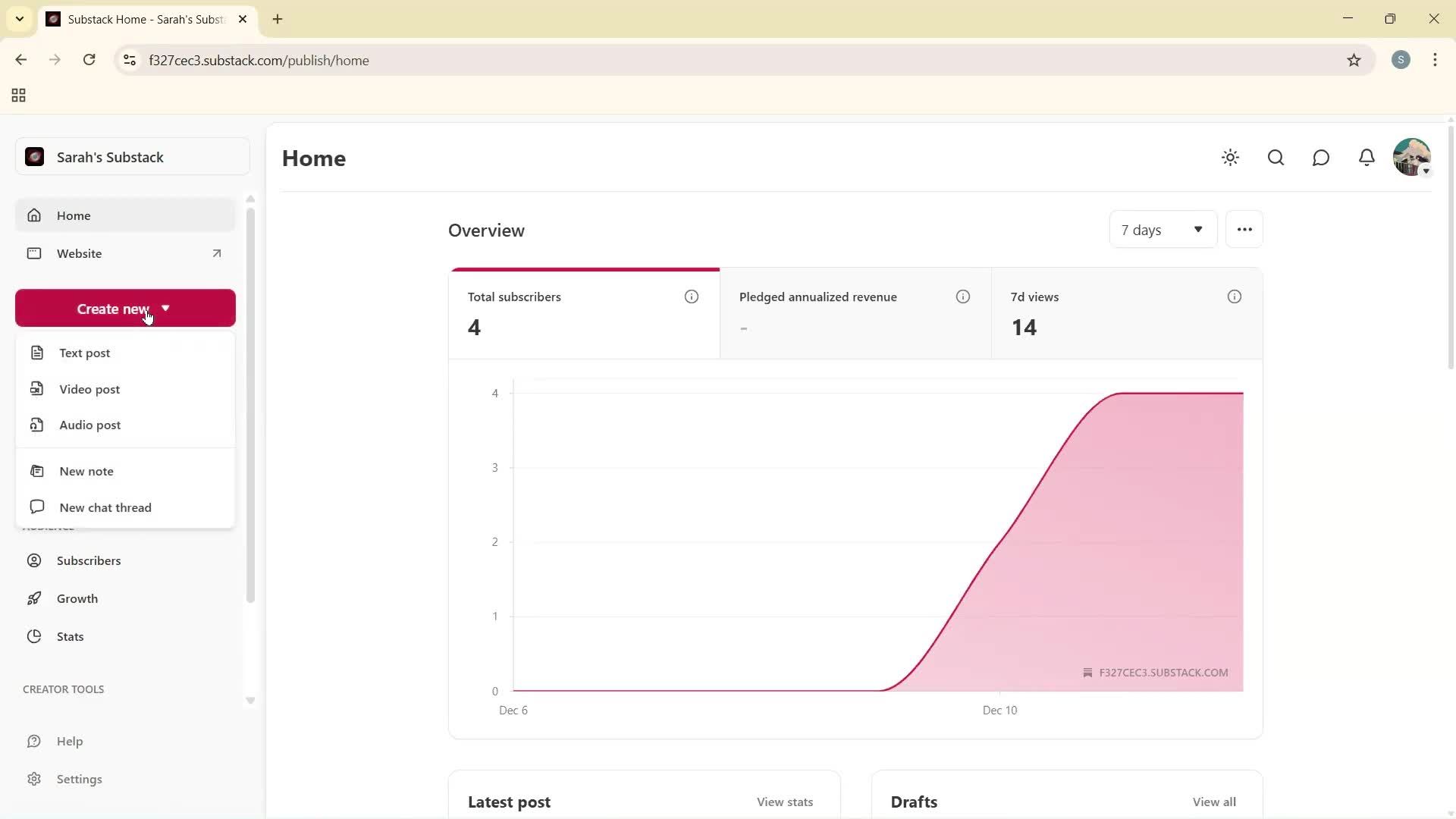 General browsing screenshot