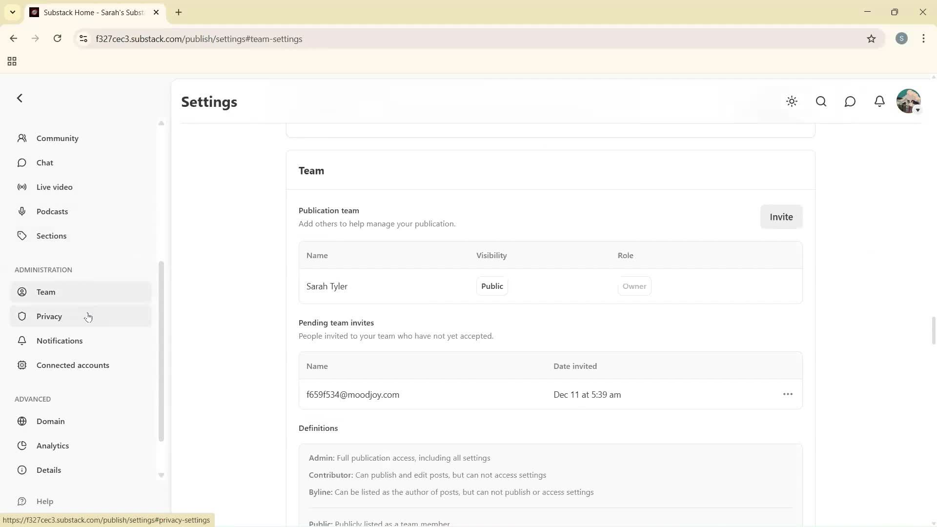 General browsing screenshot