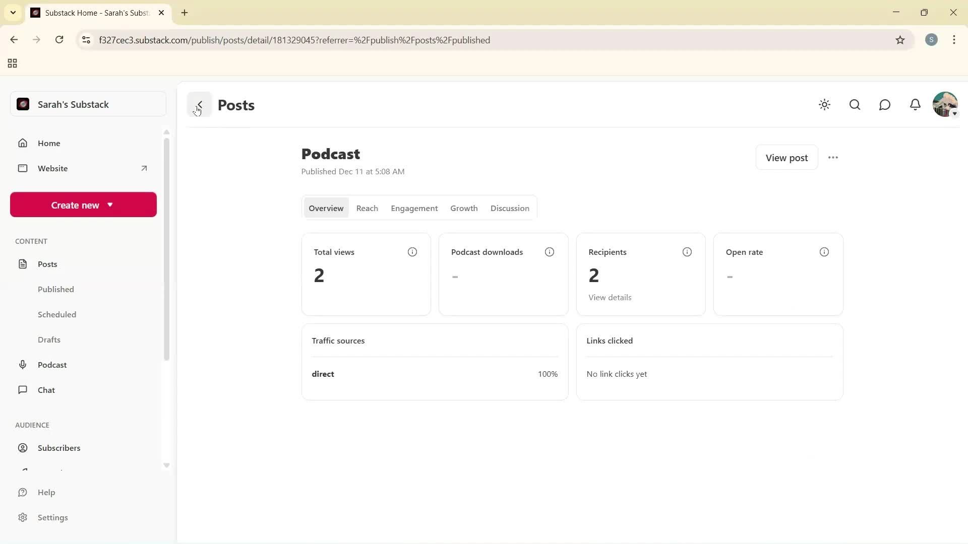 General browsing screenshot