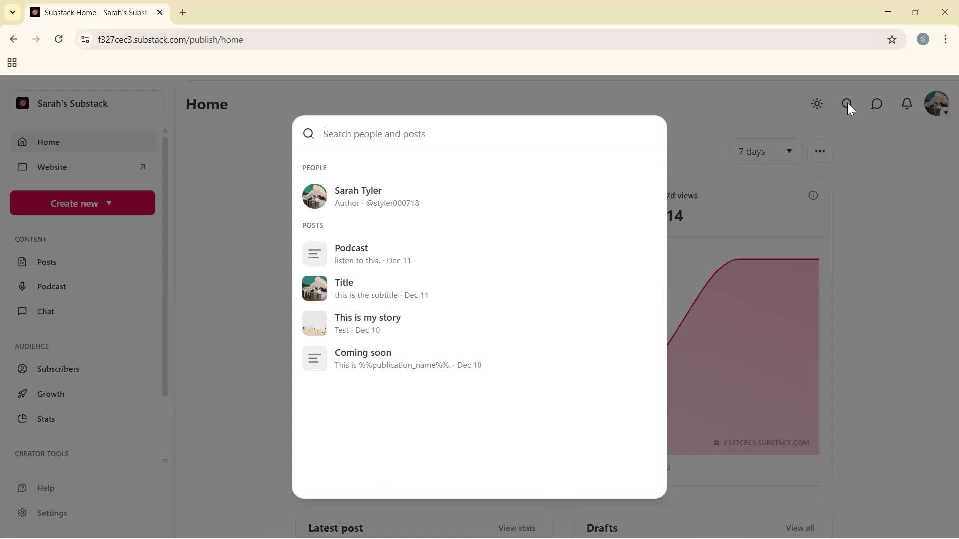 General browsing screenshot