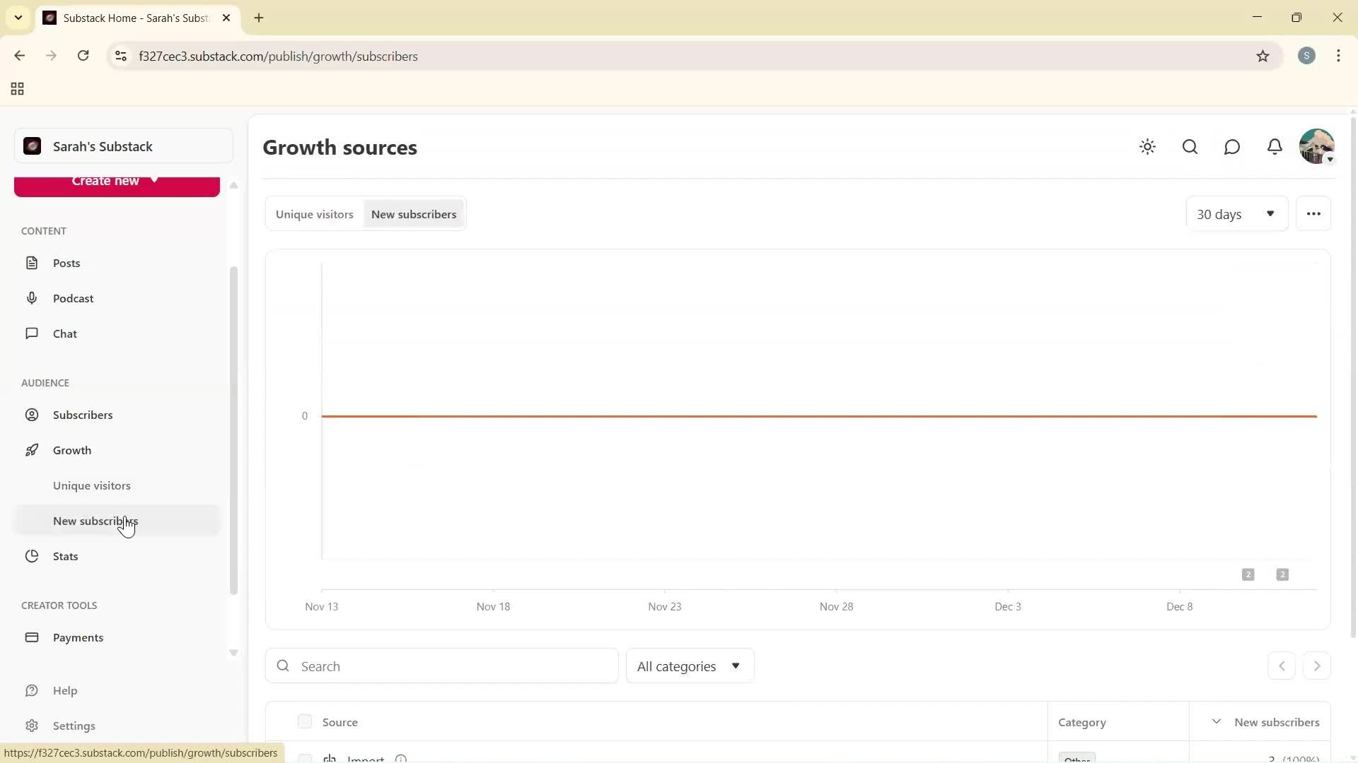 General browsing screenshot