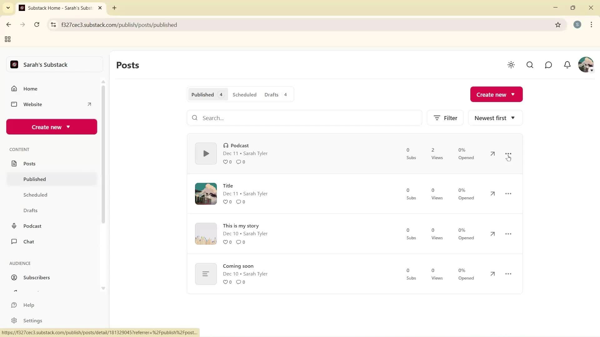 General browsing screenshot