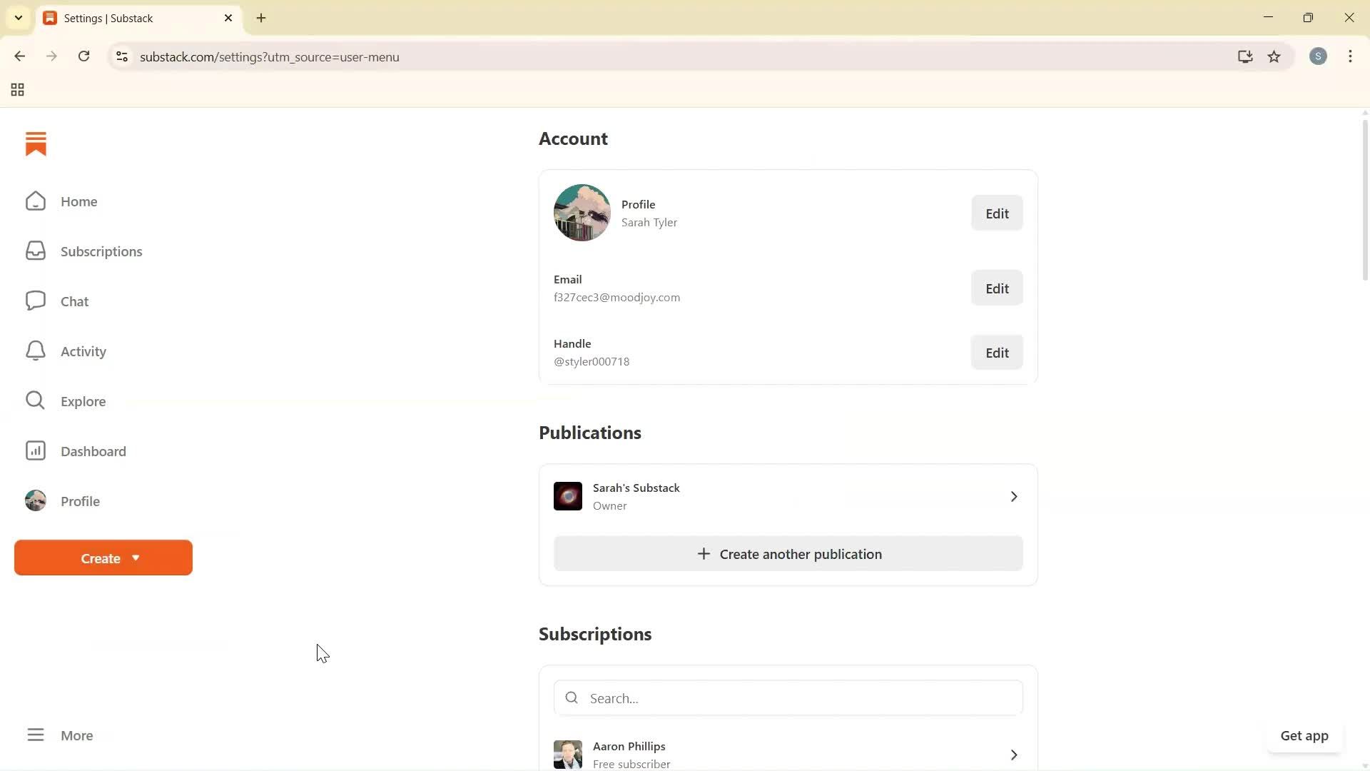 General browsing screenshot