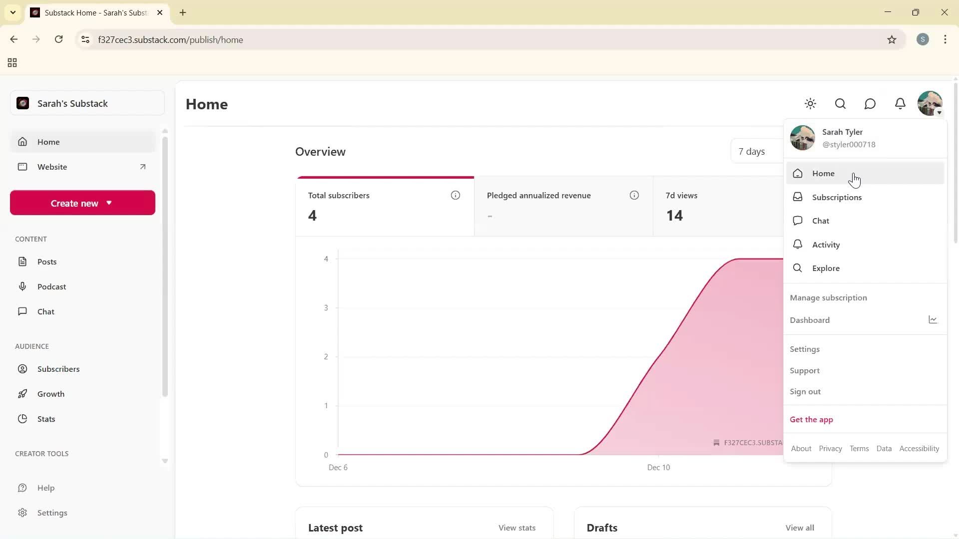 General browsing screenshot