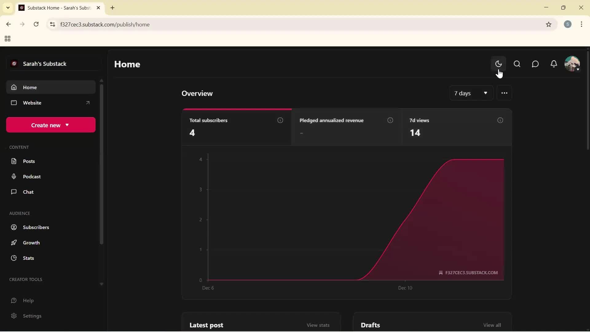 General browsing screenshot