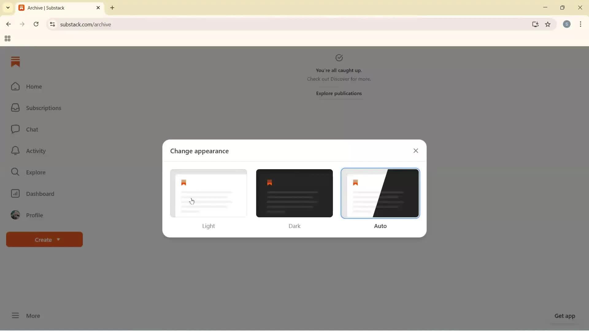 General browsing screenshot
