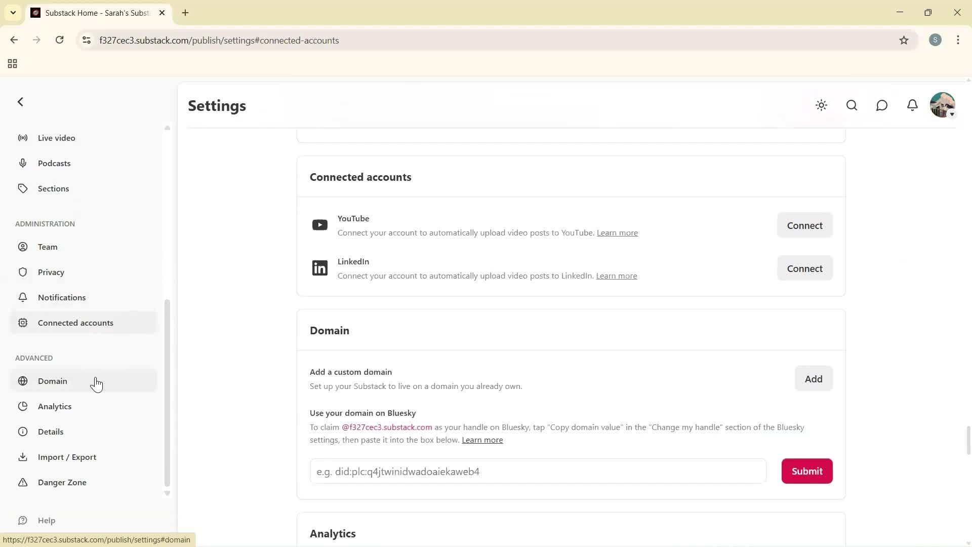 General browsing screenshot