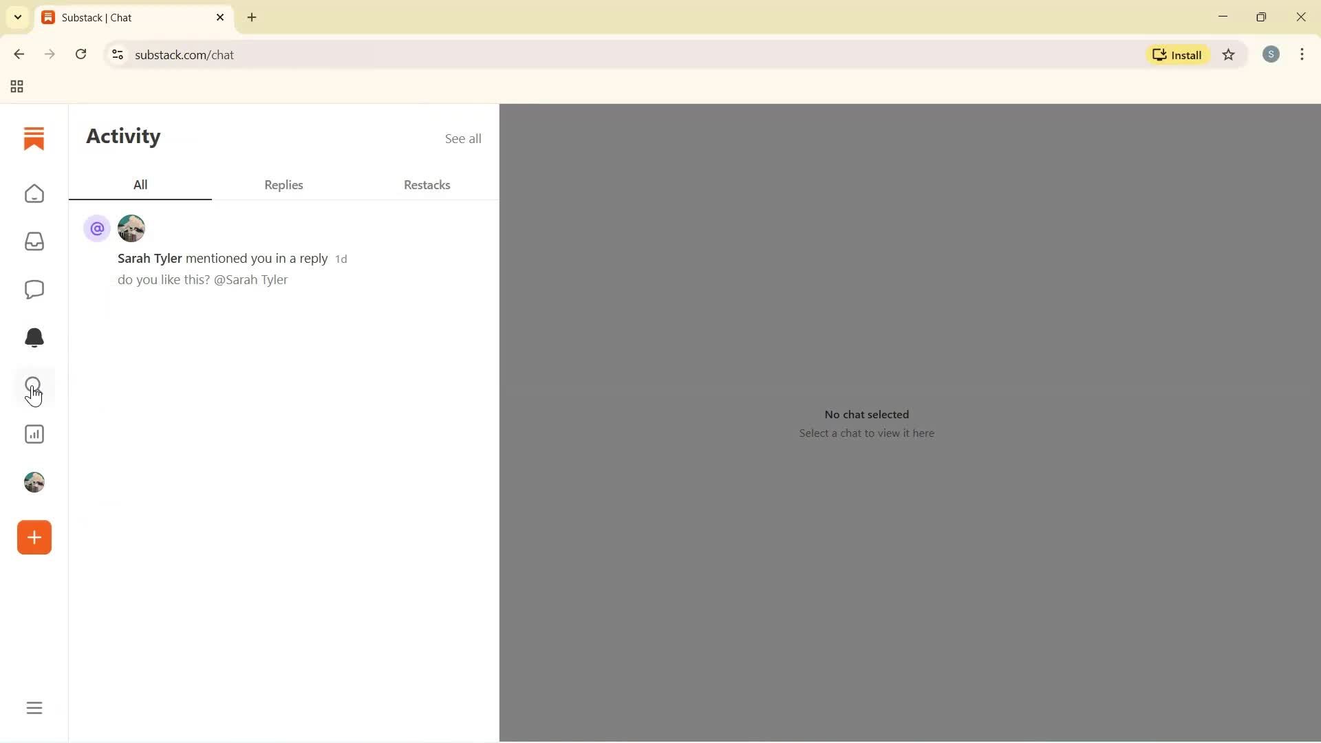 General browsing screenshot