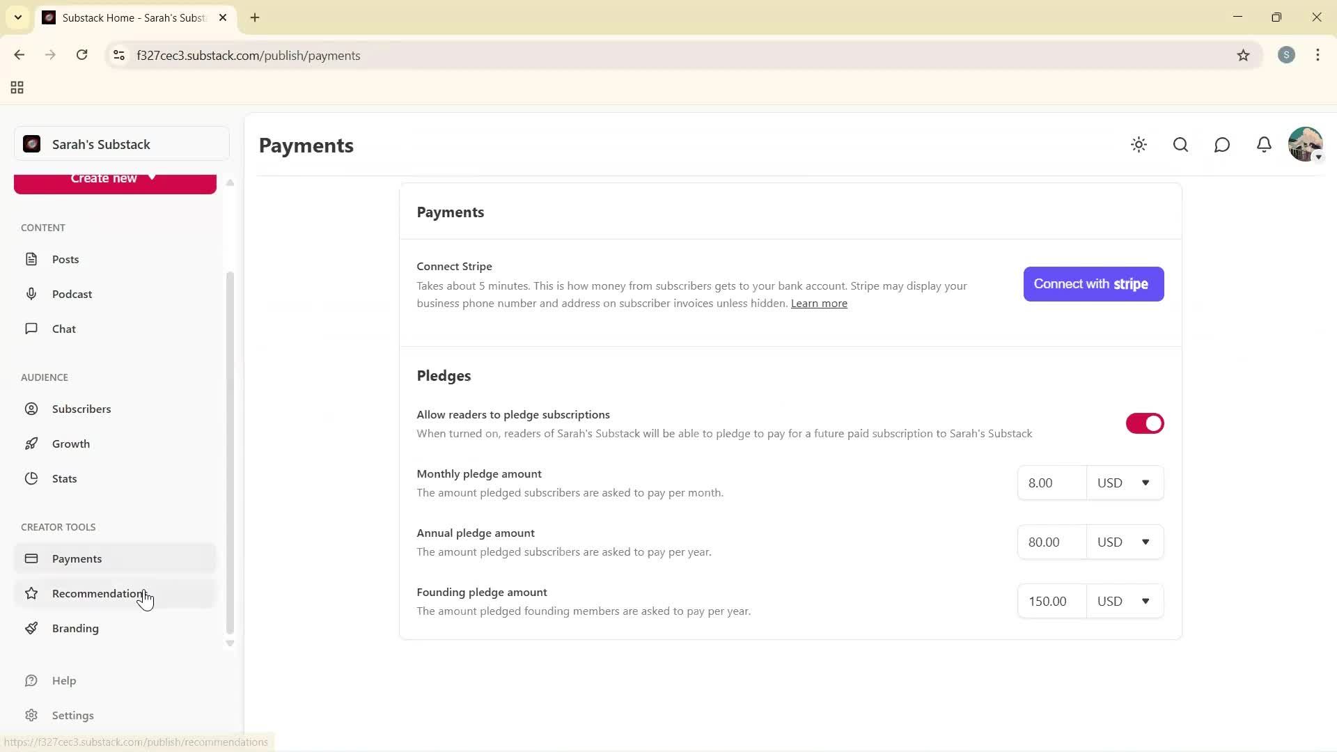 General browsing screenshot