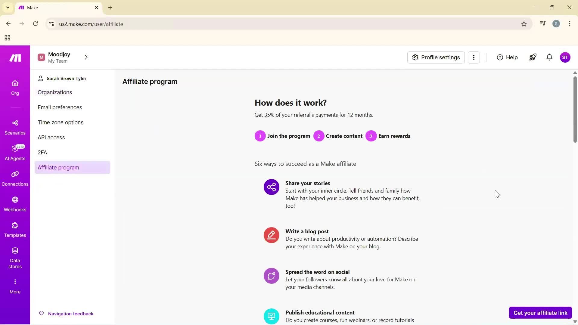 General browsing screenshot