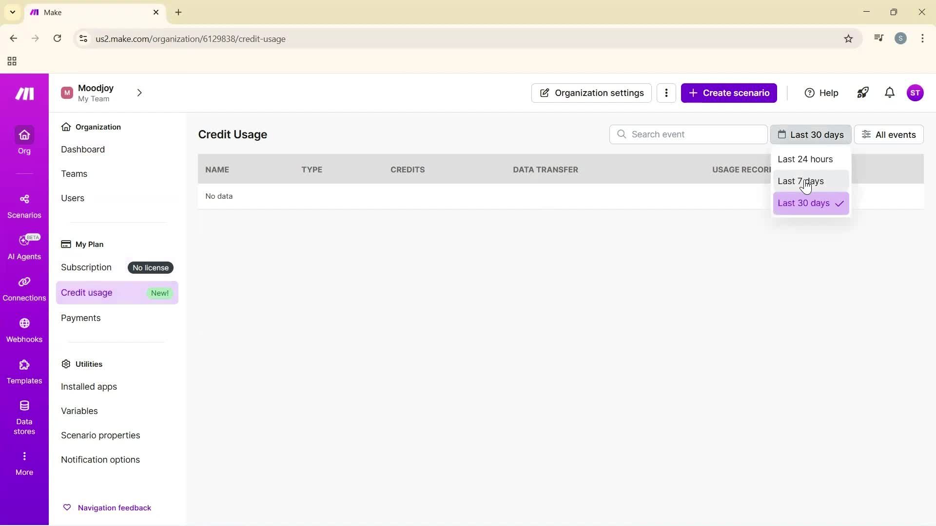 General browsing screenshot