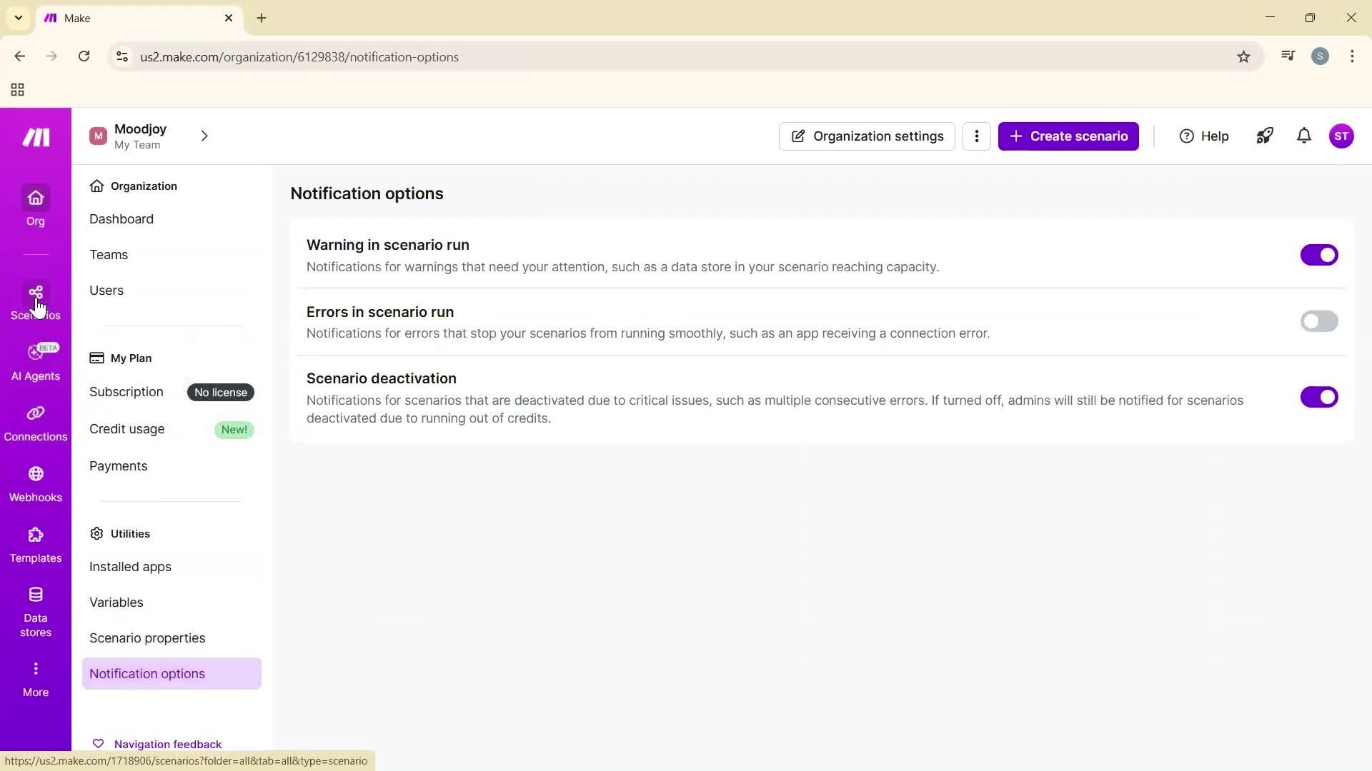 General browsing screenshot