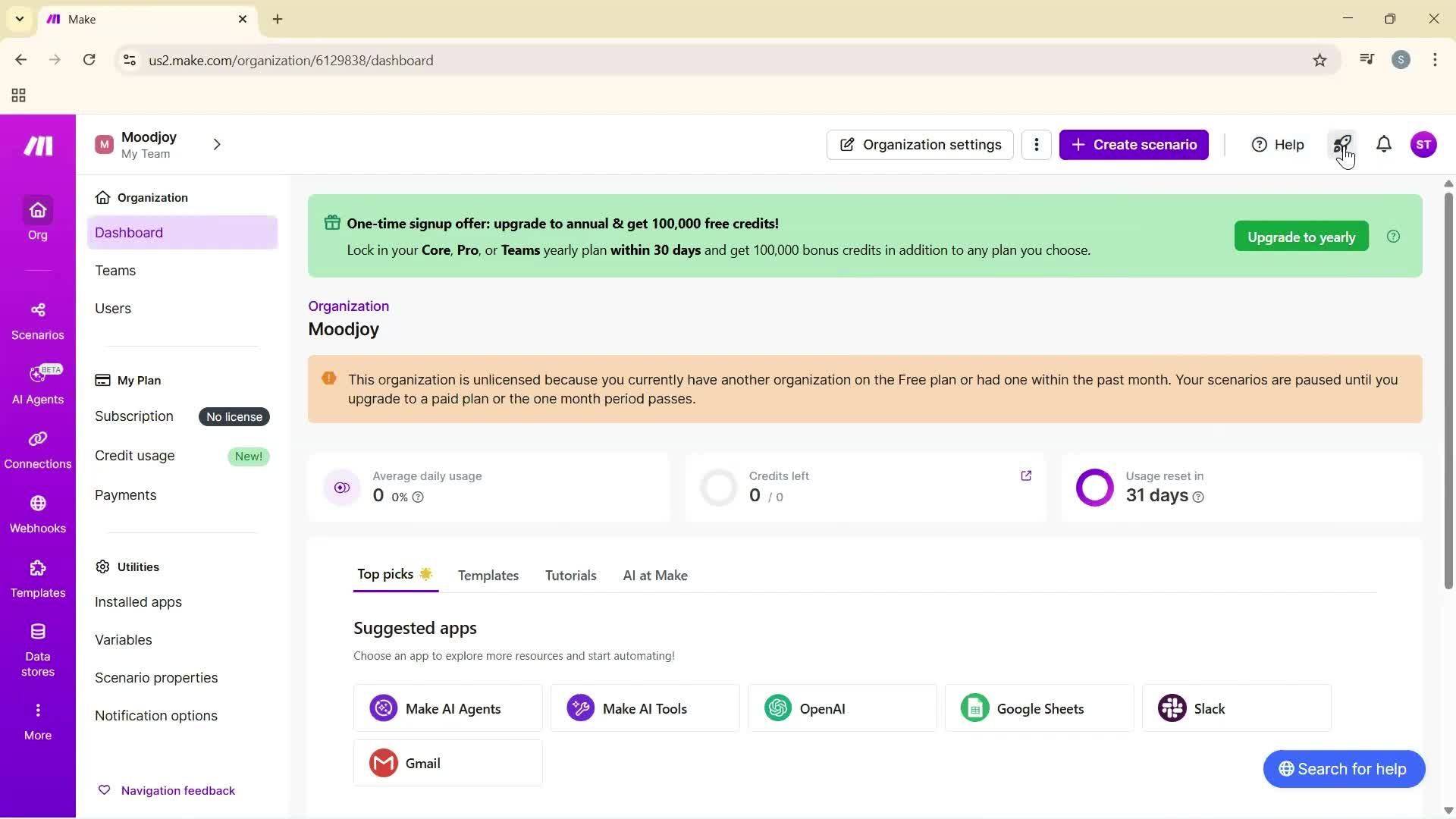 General browsing screenshot