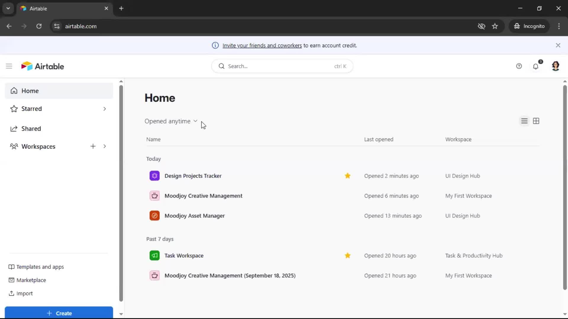 General browsing screenshot