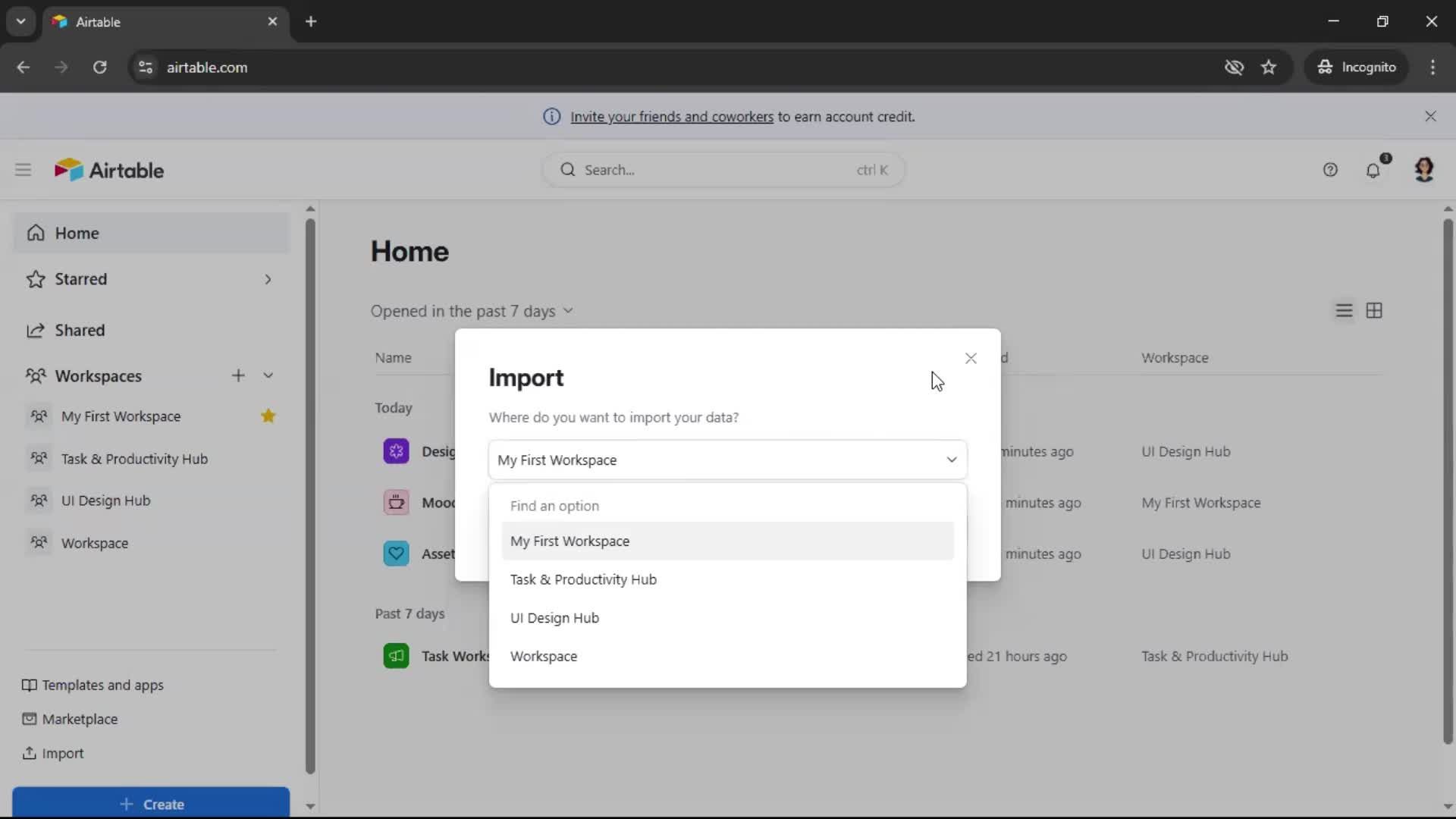 General browsing screenshot