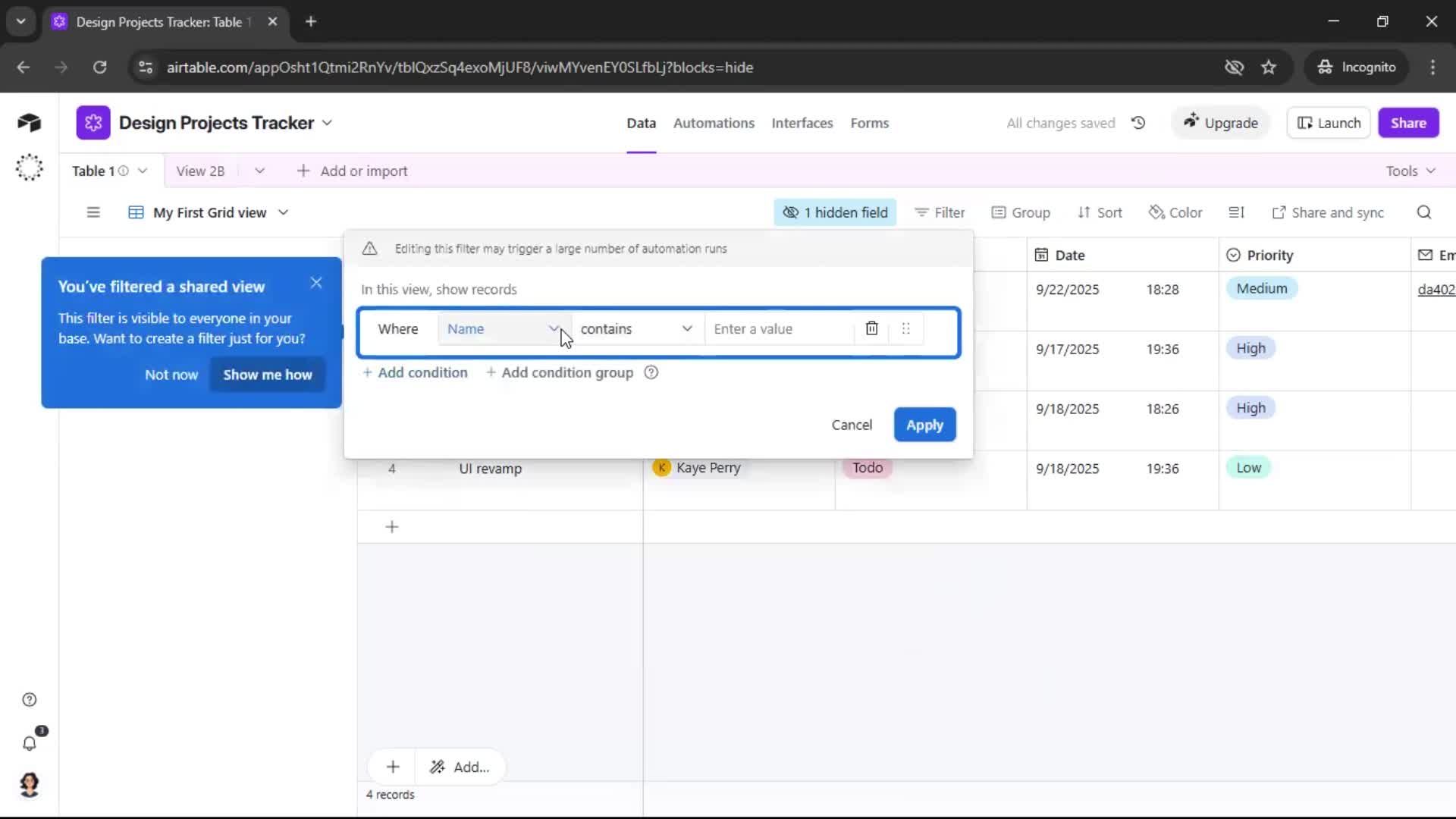 General browsing screenshot