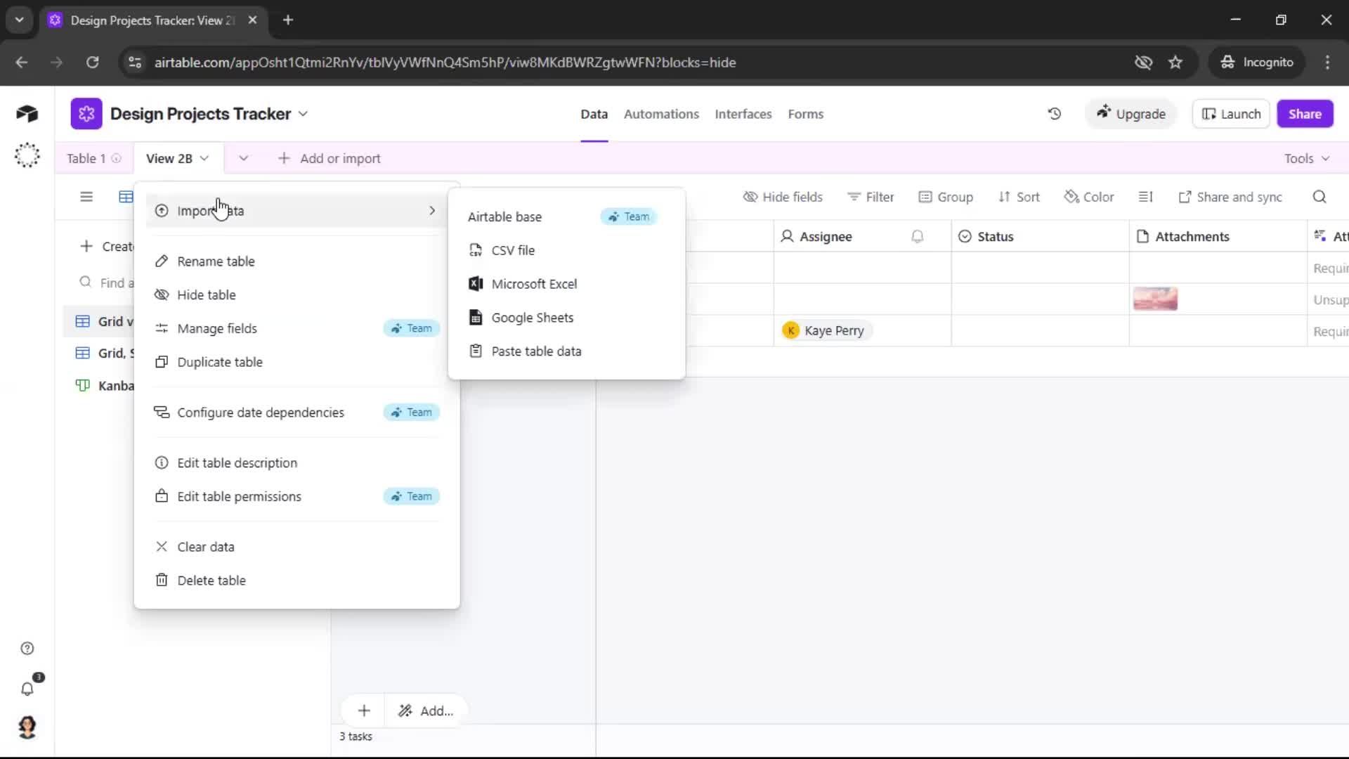 General browsing screenshot