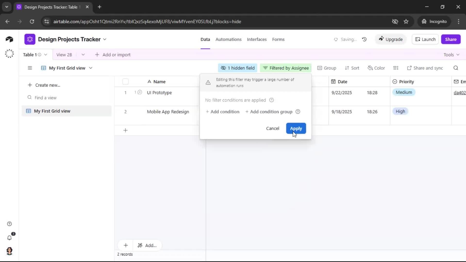 General browsing screenshot