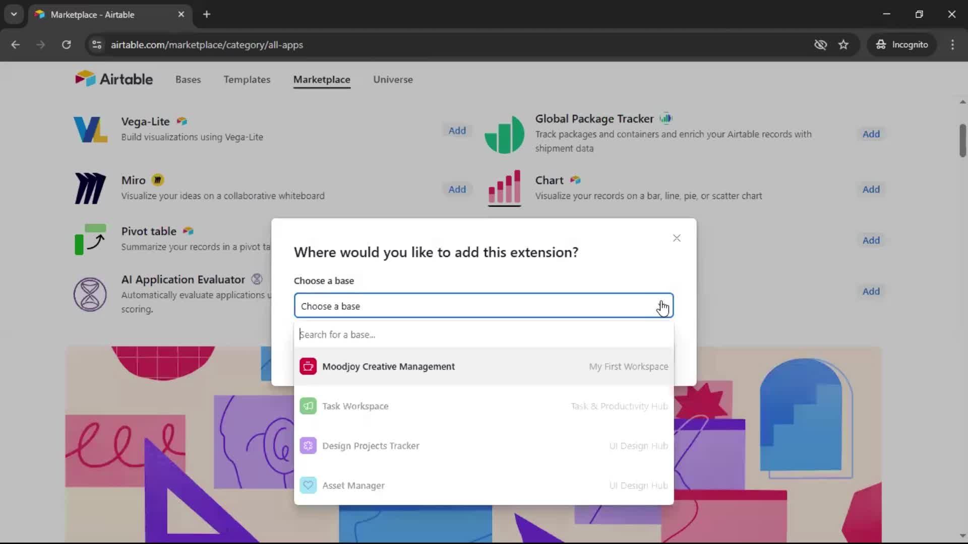 General browsing screenshot