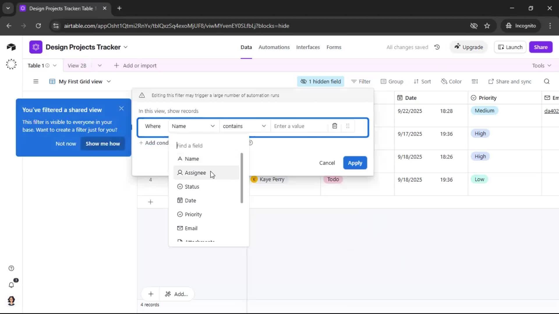 General browsing screenshot