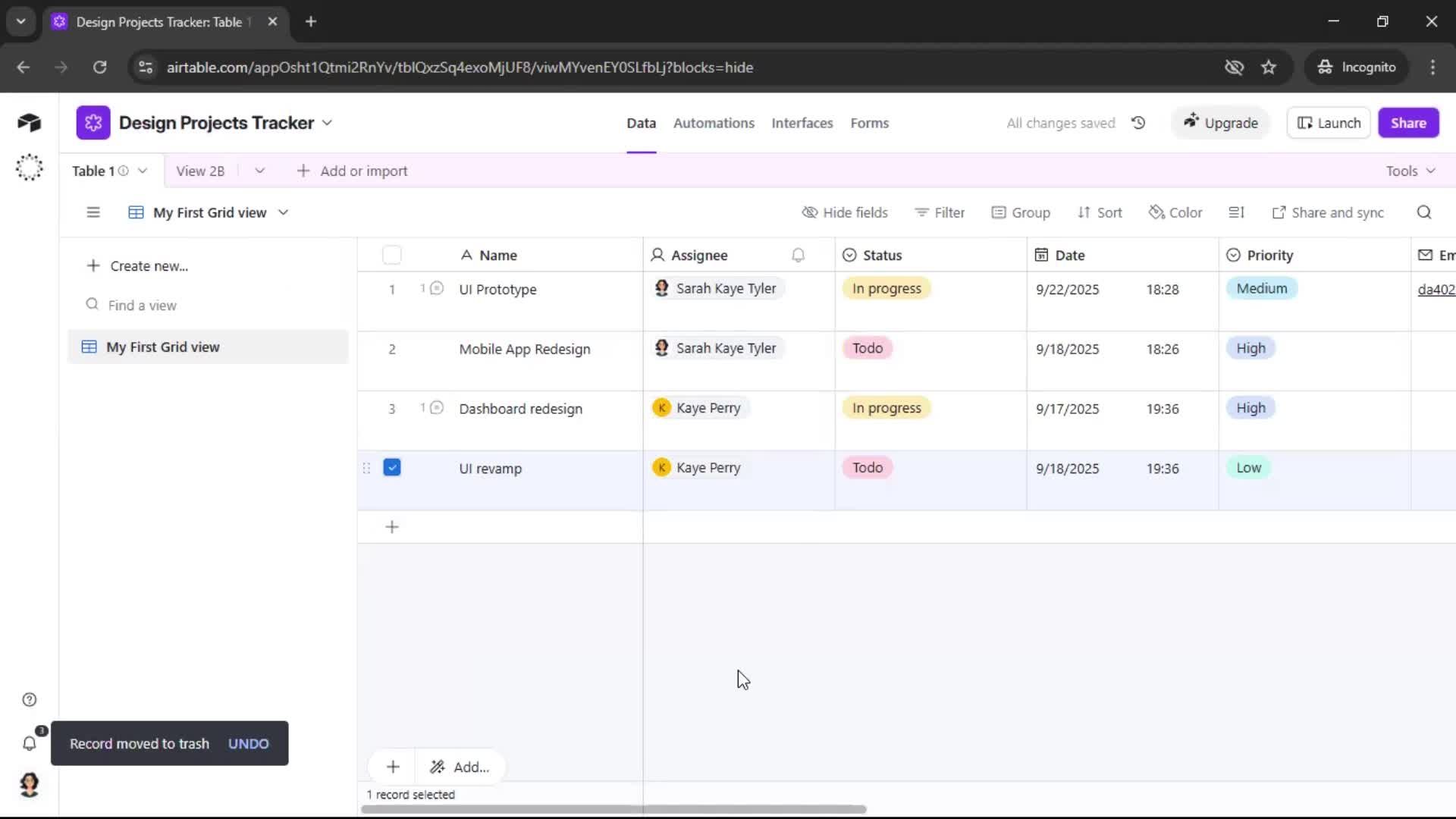 General browsing screenshot