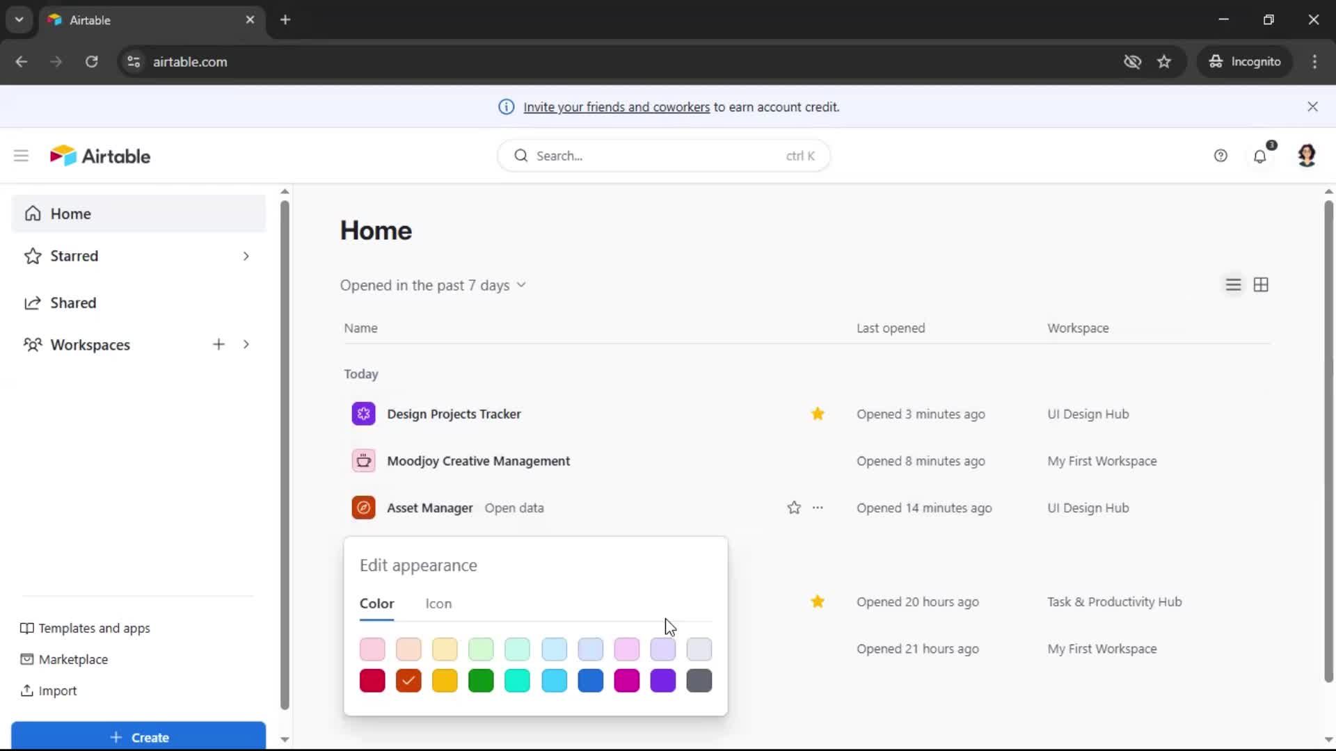 General browsing screenshot