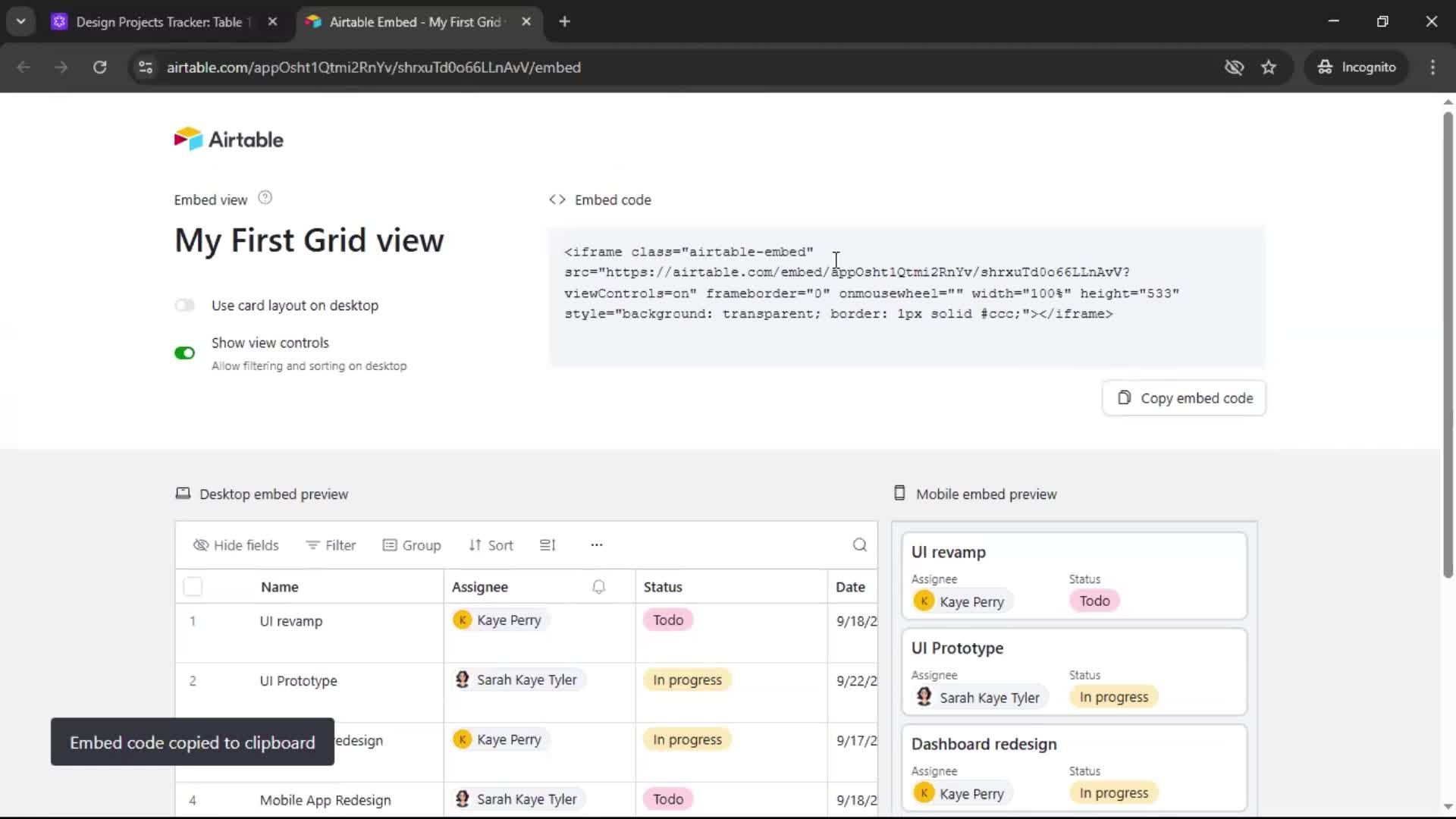 General browsing screenshot
